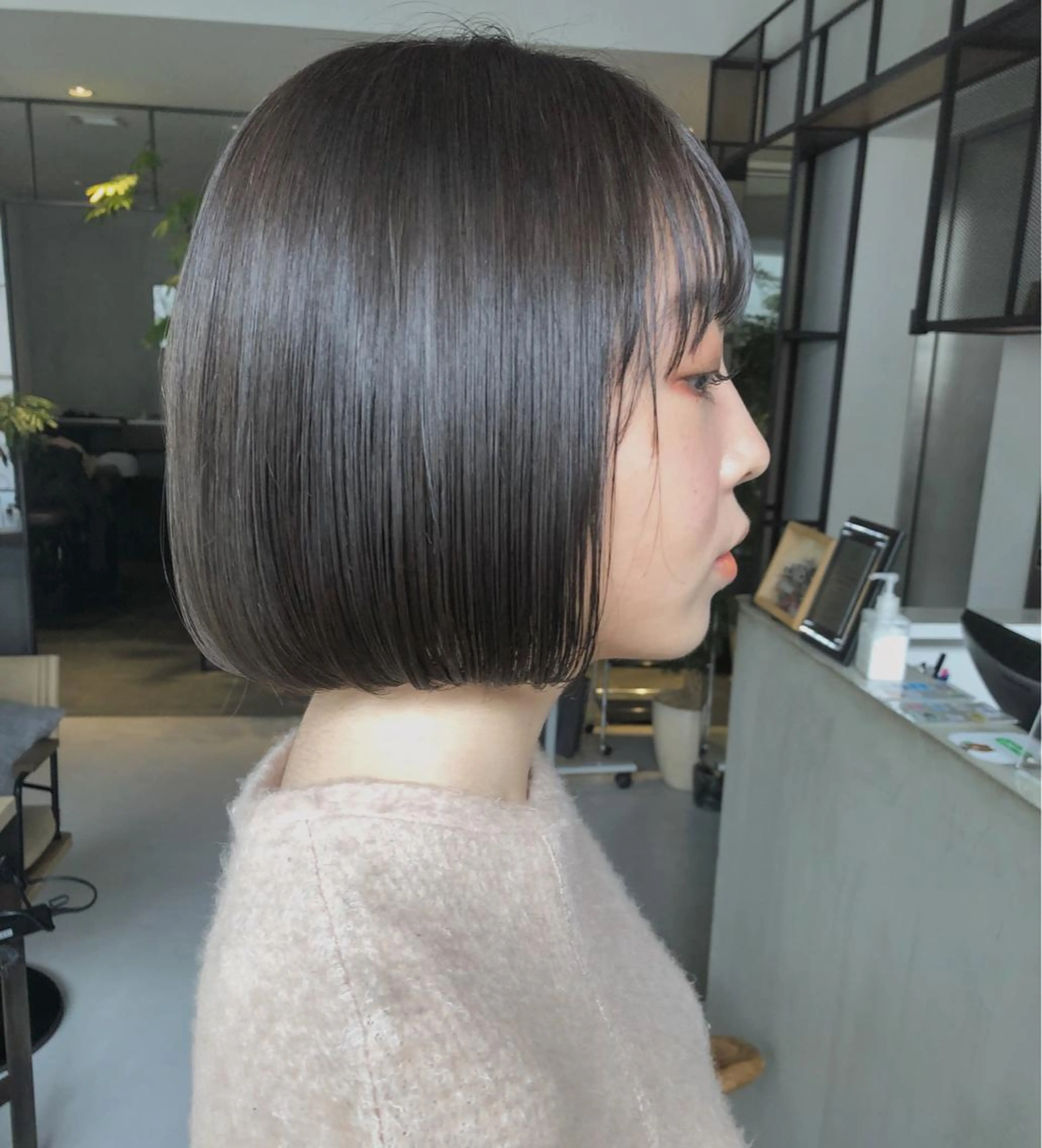 ショート カラー パーマ 【骨格診断カット】 .のヘアスタイル