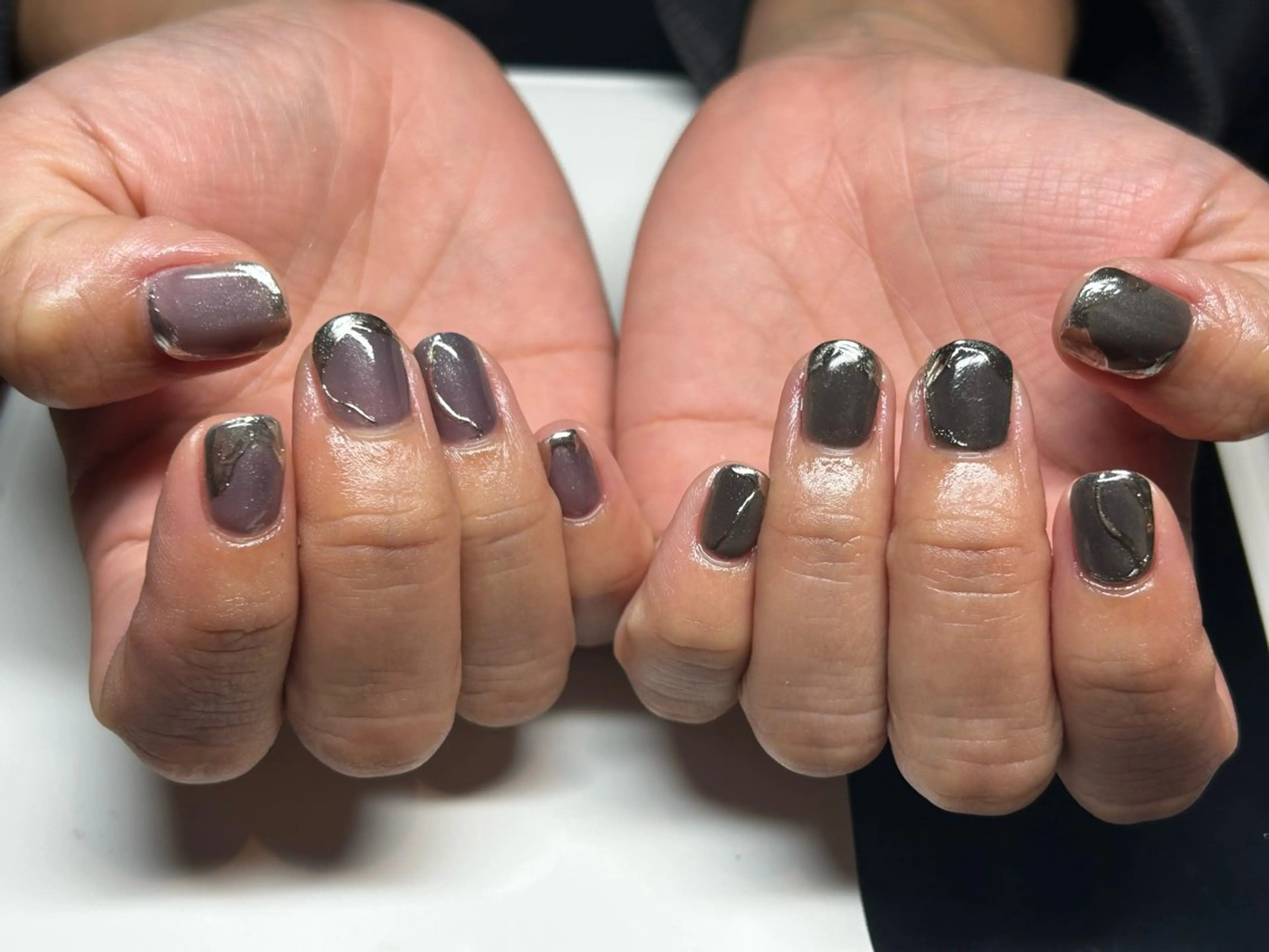 ネイル アートネイル マグネットネイル Bar CLAN -Nail-所属・AMUCI NAIL Shihomiのネイルデザイン