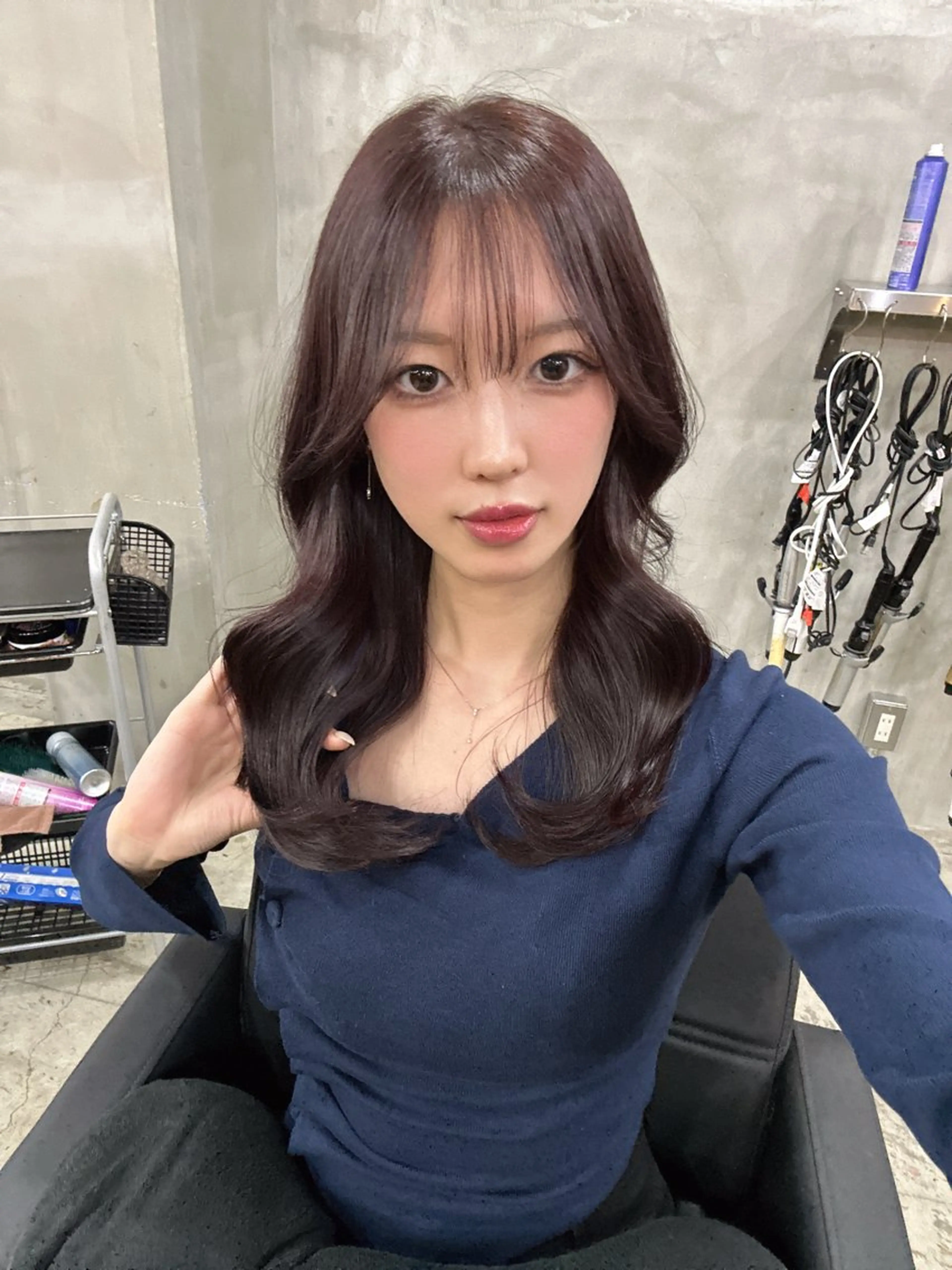 セミロング カラー カット ヘアカラー トリートメント 【SIUN】健太郎 髪質改善/透明感のヘアスタイル