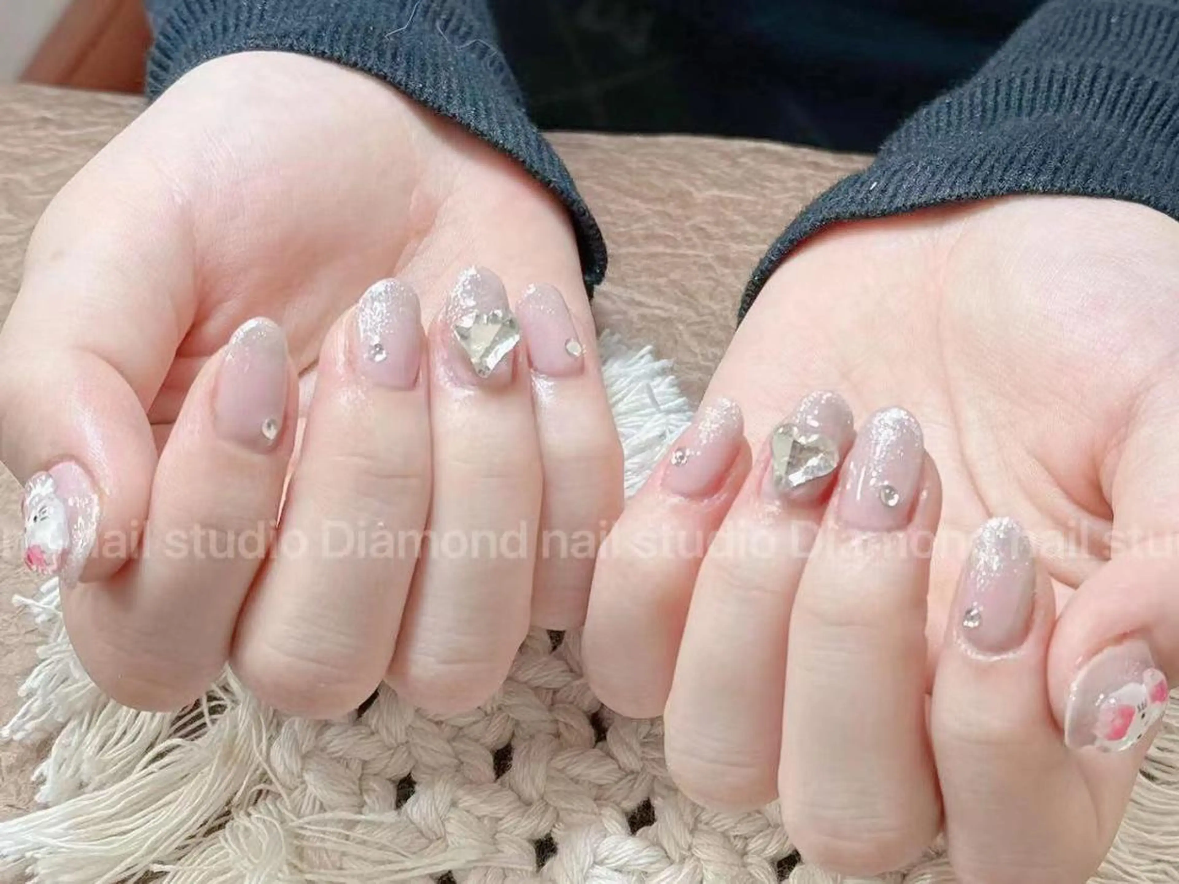 ネイル 持ち込み ハンドネイル ハンドケア Diamond 🚢のネイルデザイン