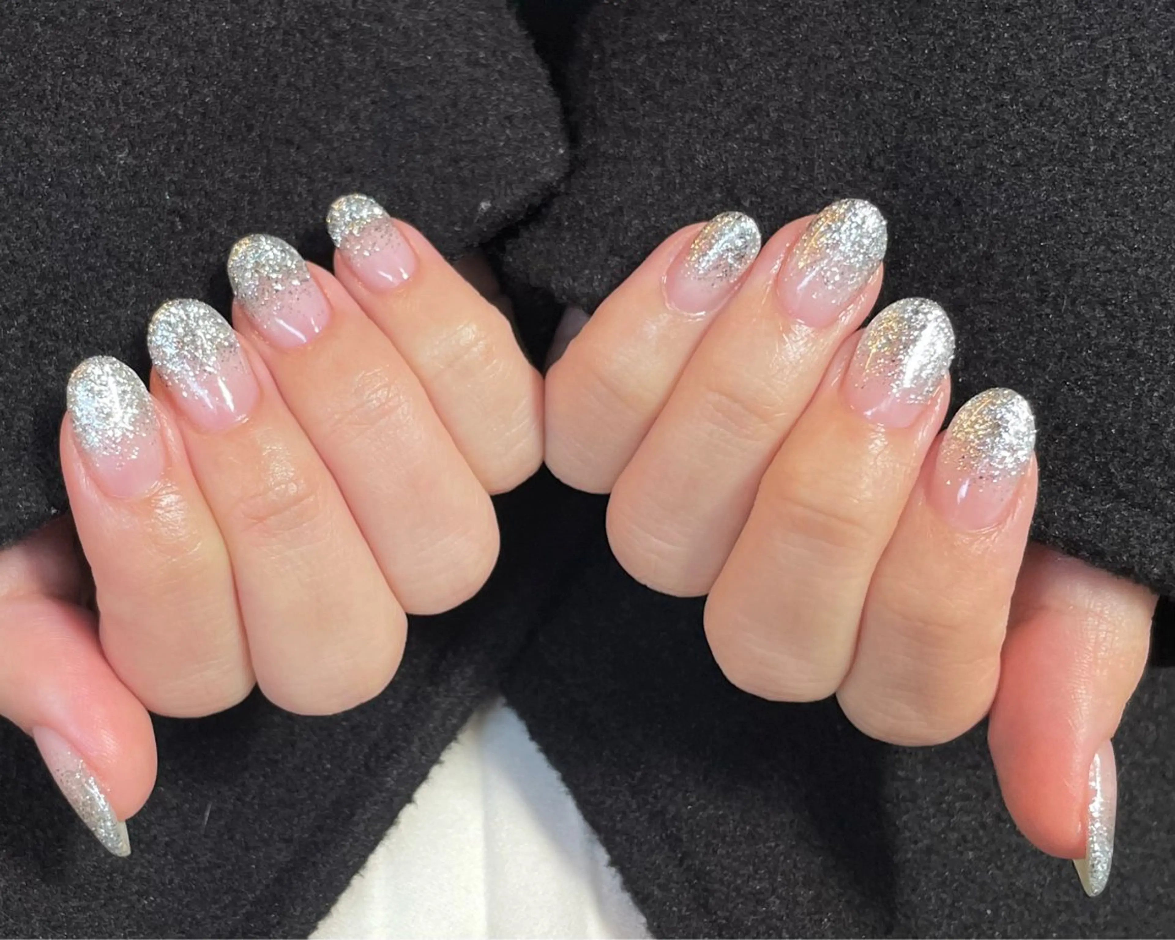 ネイル ラメ(グリッター) ラメグラデーション ハンドネイル 堀内 美里のネイルデザイン