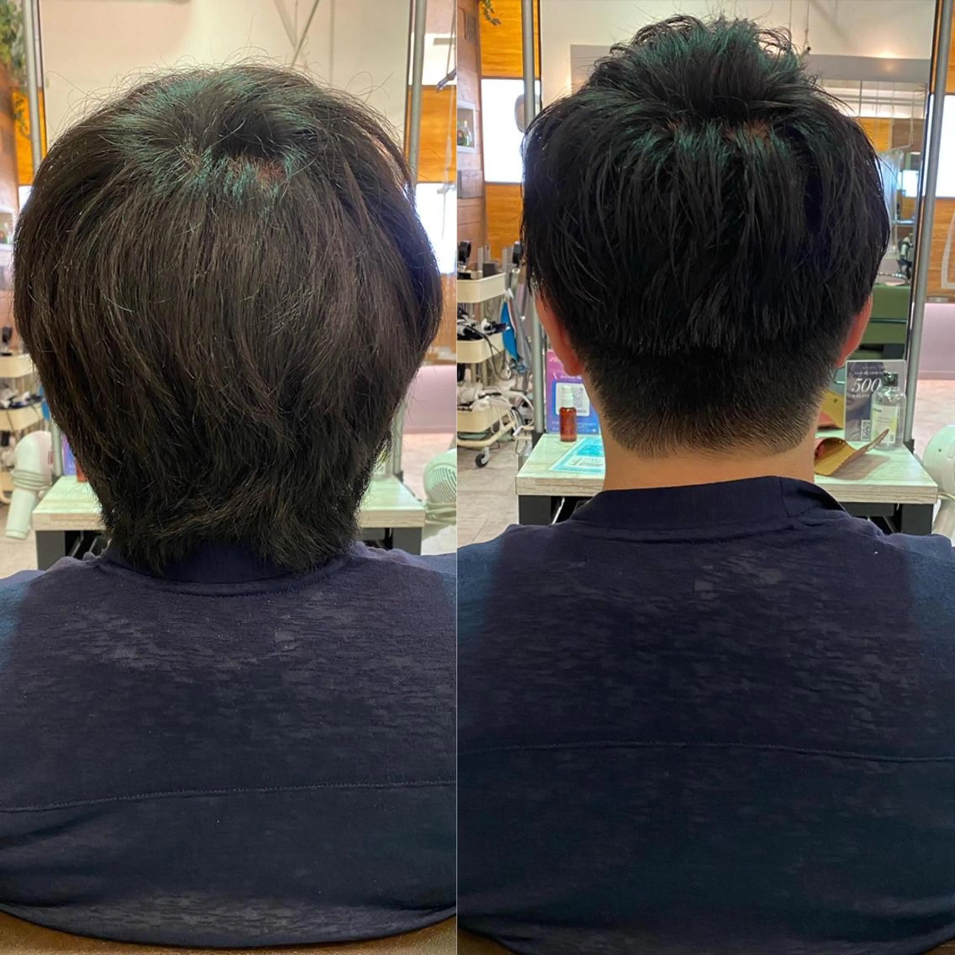 ショート メンズ マッシュ 刈り上げ 佐々木 雪菜のヘアスタイル