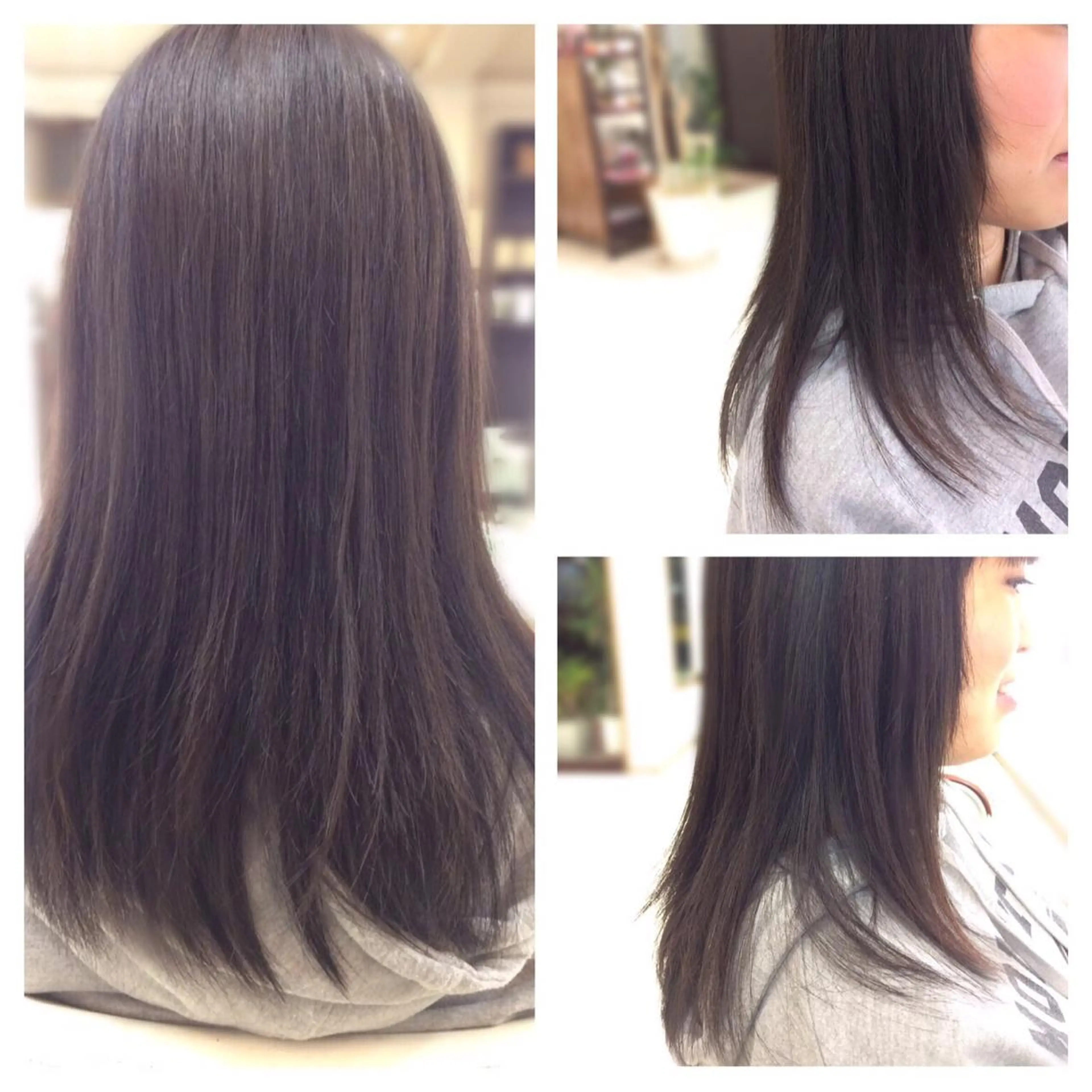 セミロング いけだ ゆうのヘアスタイル