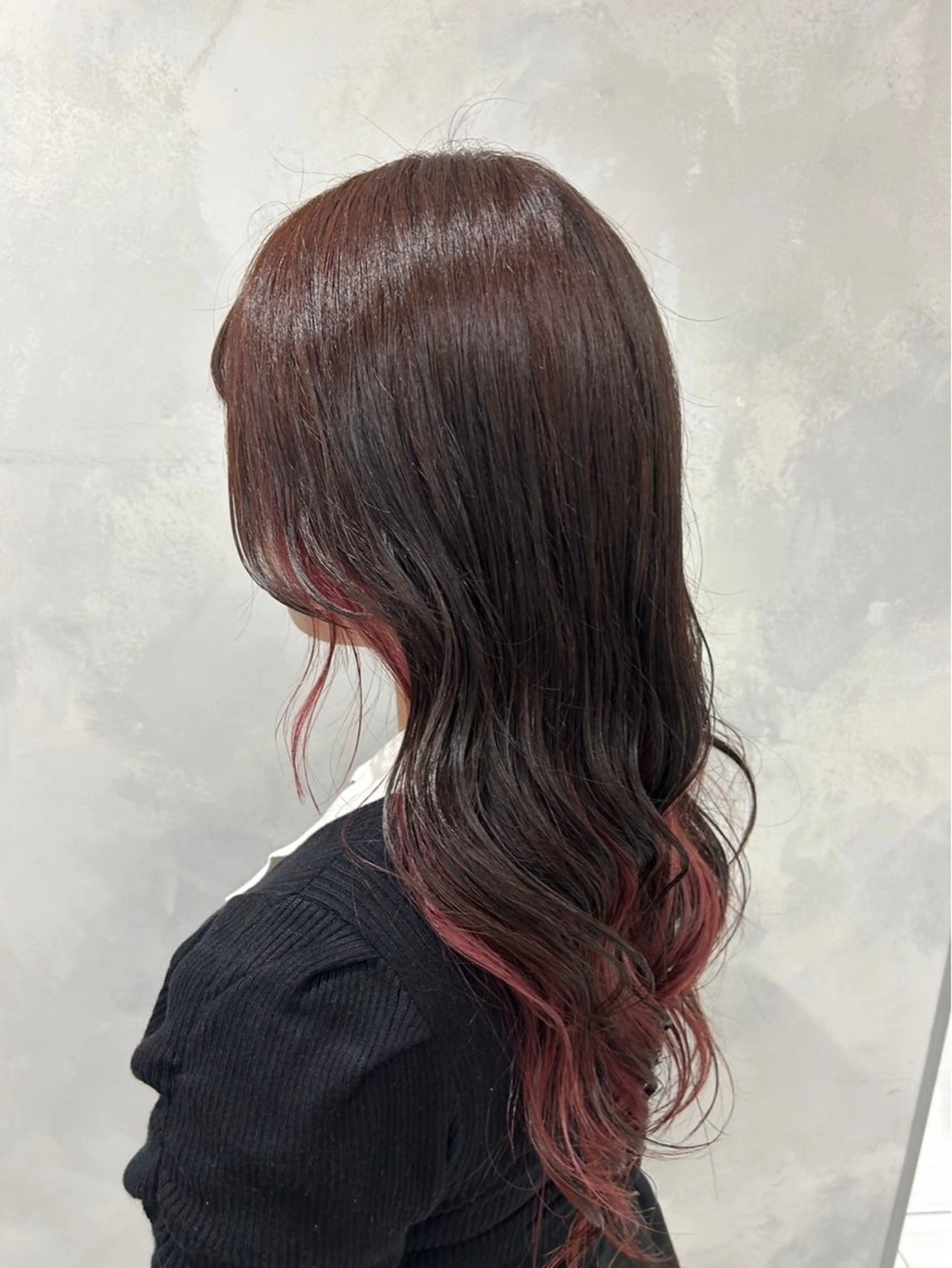 ロング カラー ヘアカラー トリートメント EARTH艶髪 ストレートharuのヘアスタイル