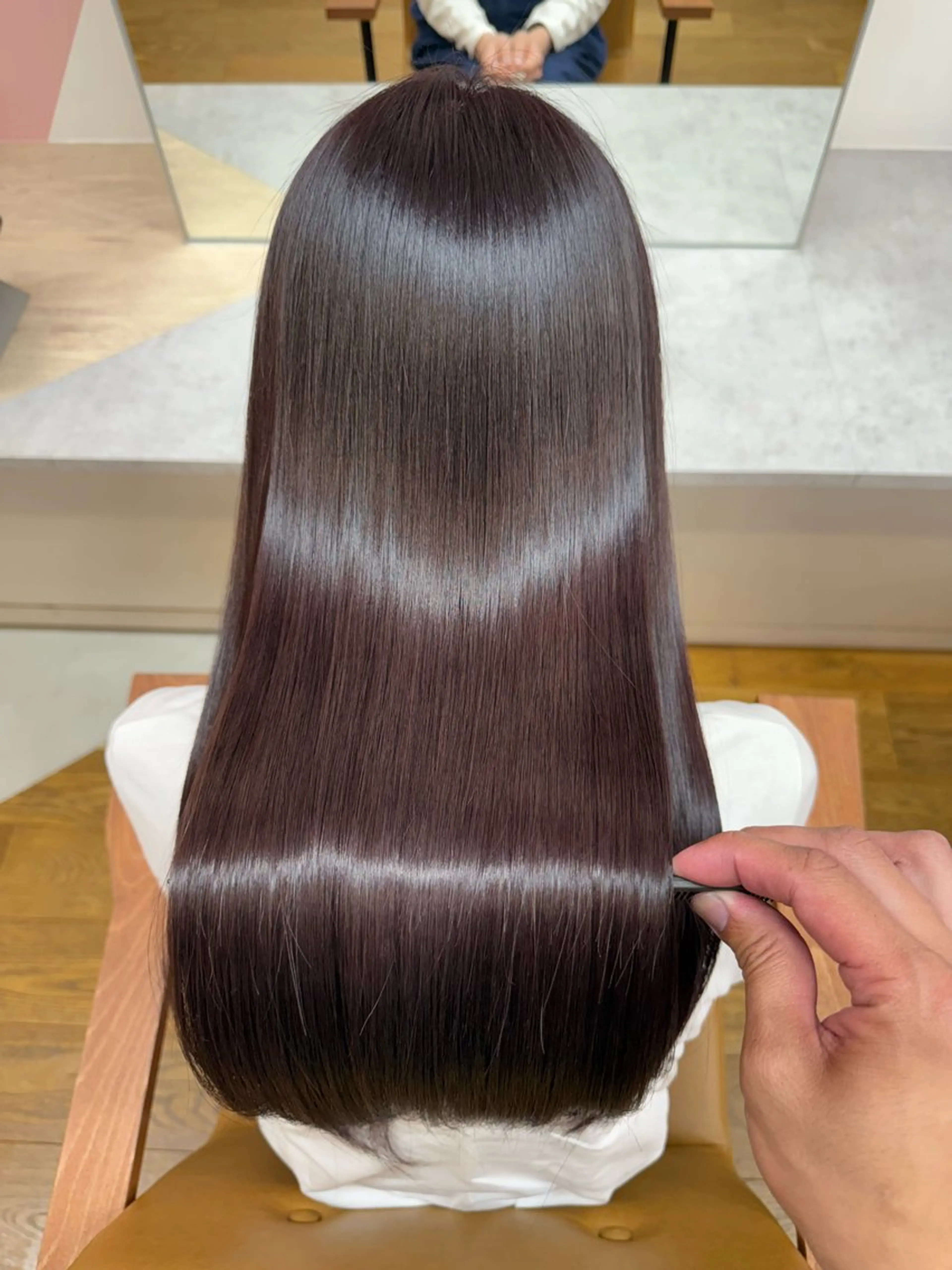 ロング カラー 吉田 裕太朗のヘアスタイル