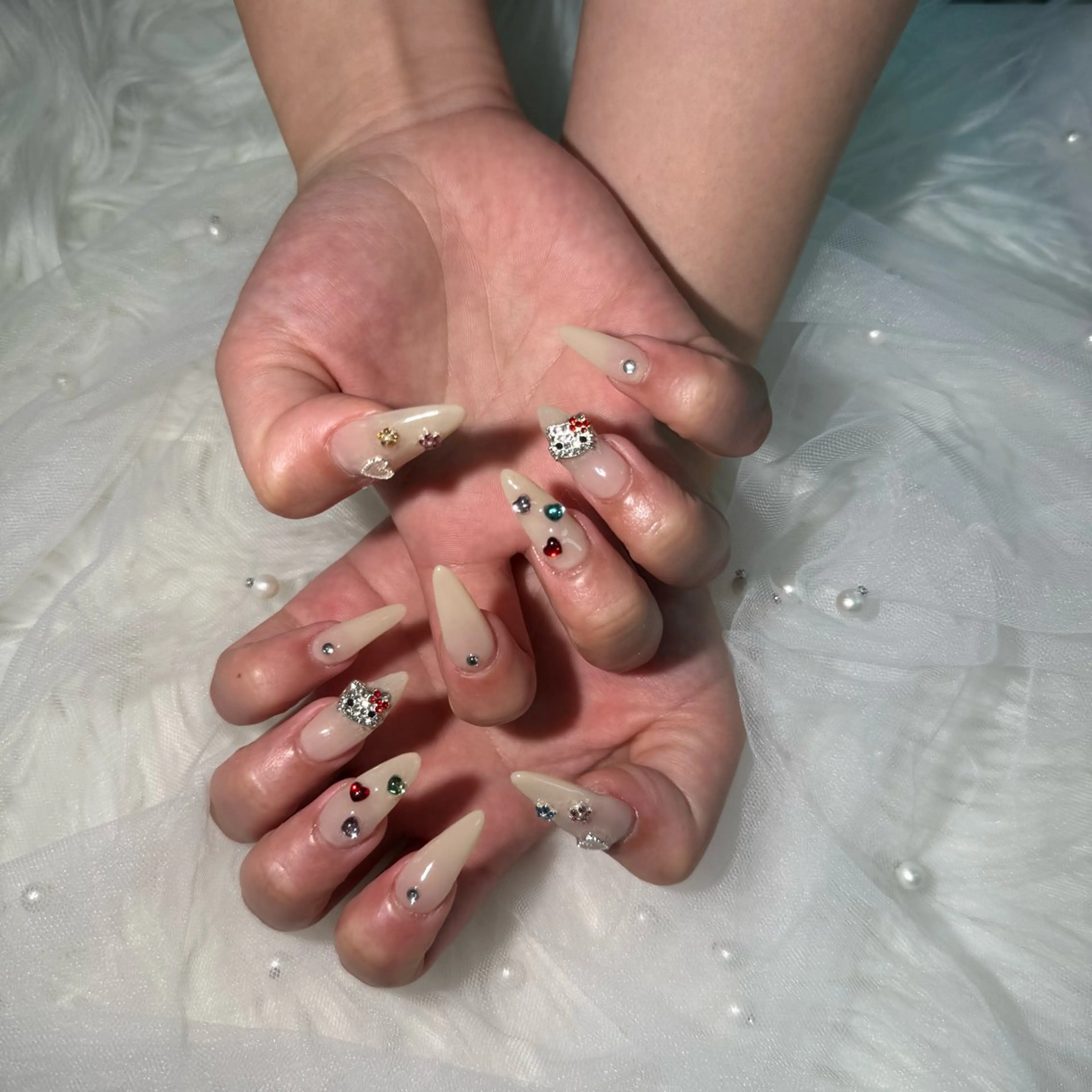 長さ出し10本💛ワンカラーorグラデーション（オフ込み）の写真