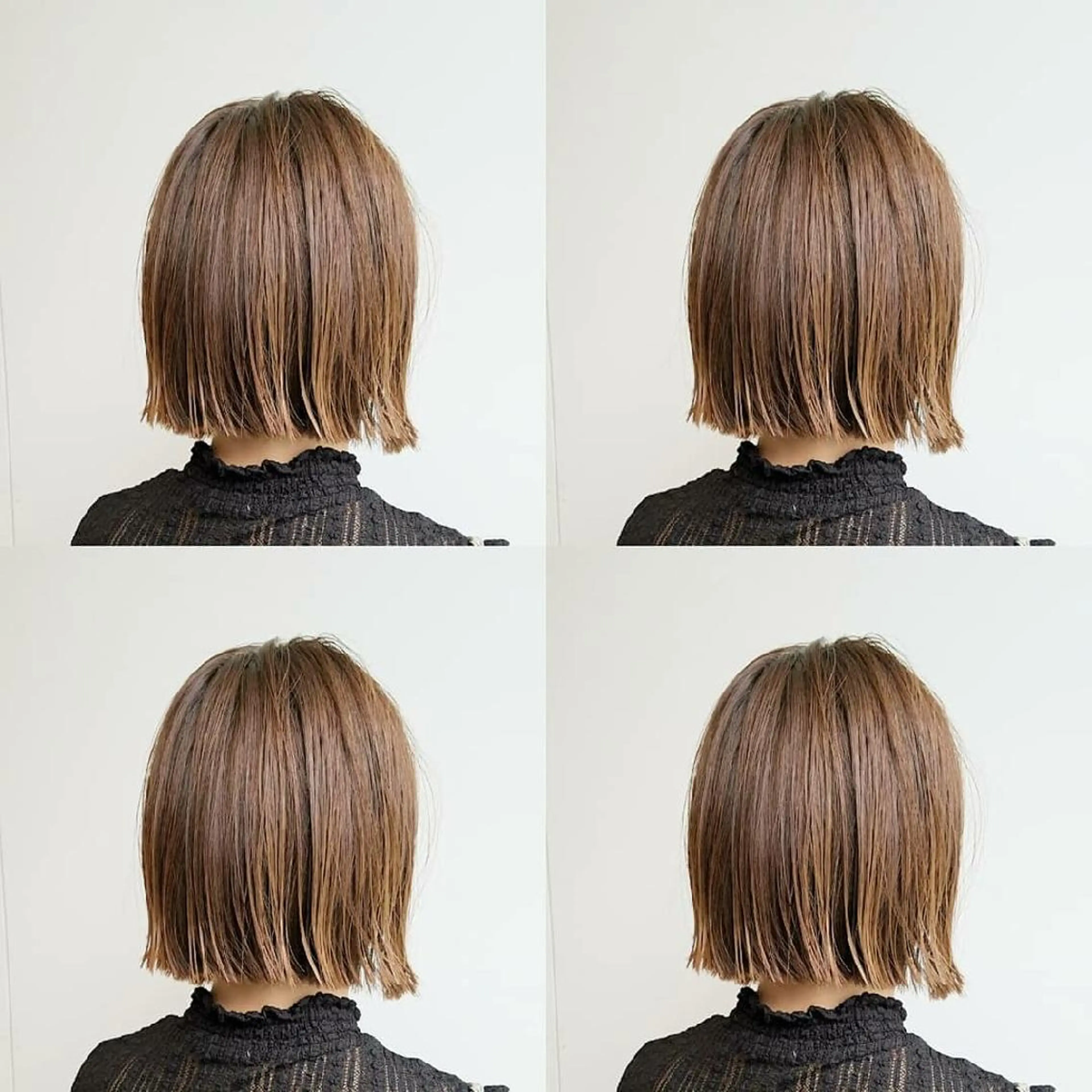 ショート カラー ボブ iplus✴ まつげ、眉毛、耳つぼのマツエク・マツパデザイン