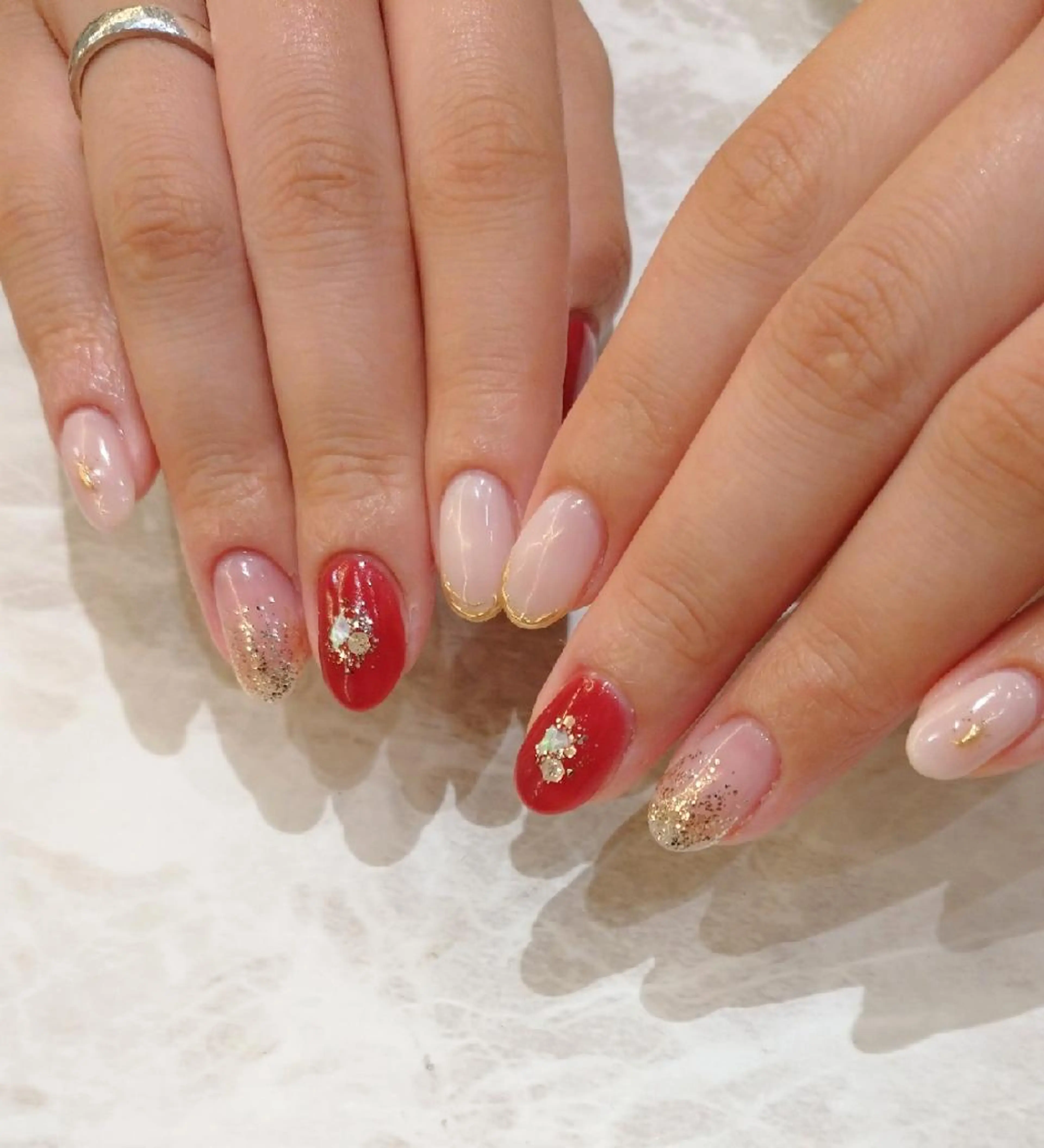 ネイル ハンドネイル 會田 瑠衣のネイルデザイン