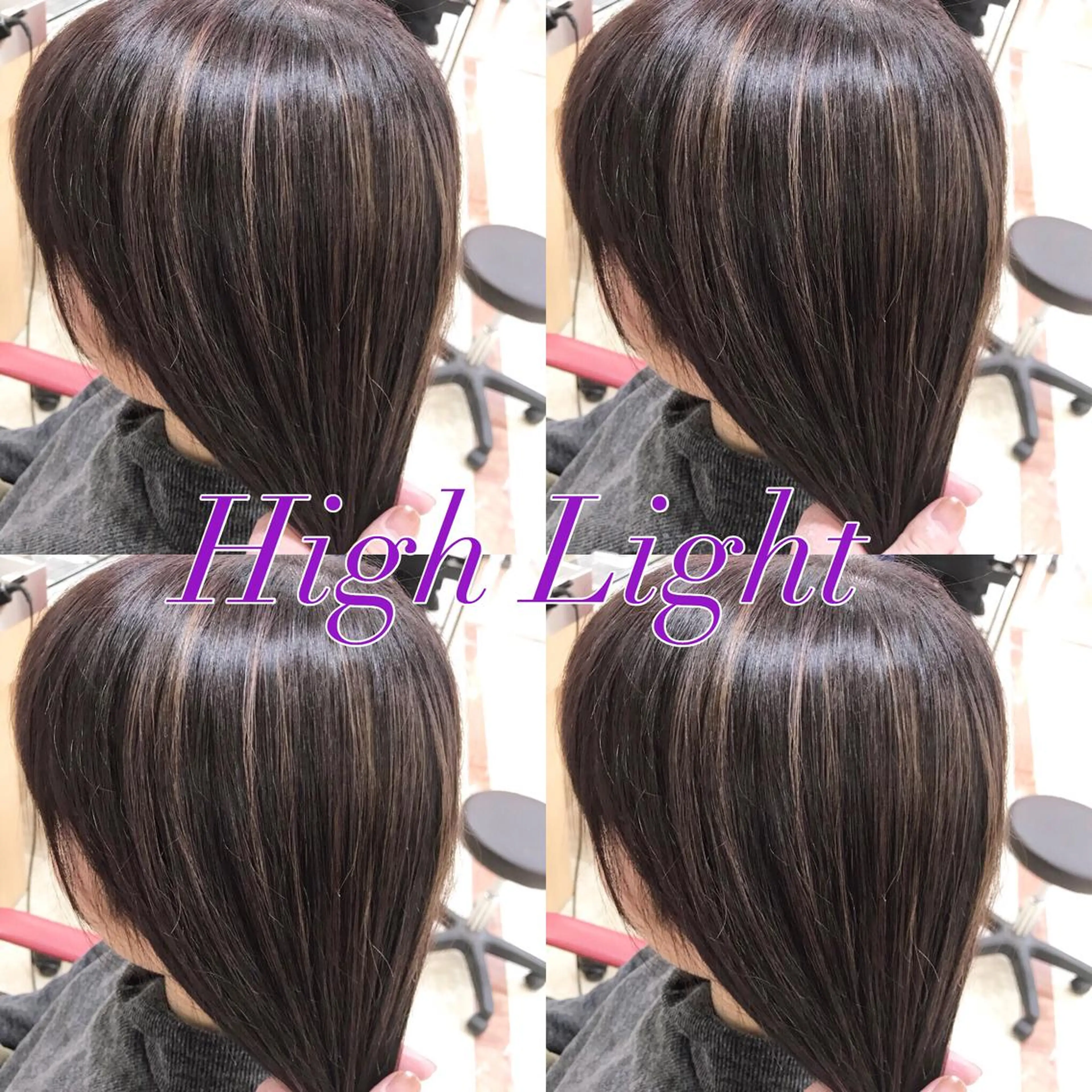 カラー ハイライトカラー ✨艶ブリーチカラー ✨四ノ宮裕己のヘアスタイル