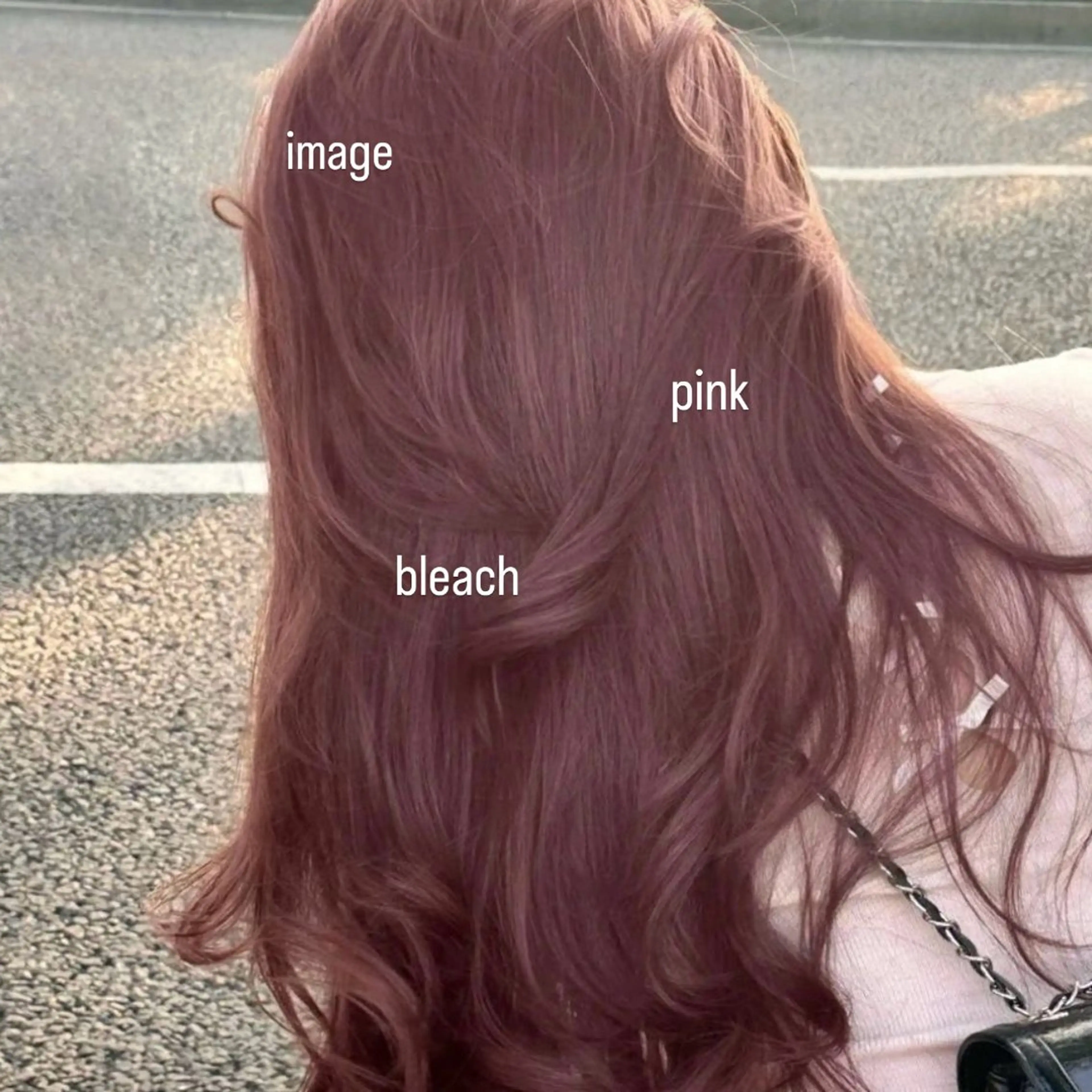 ロング カラー ベージュカラー 透明感カラー ピンクカラー ピンクベージュ AIN.ANLY.所属・韓国ｶﾞｰﾘｰ 🎀ミスズ🩰のヘアスタイル