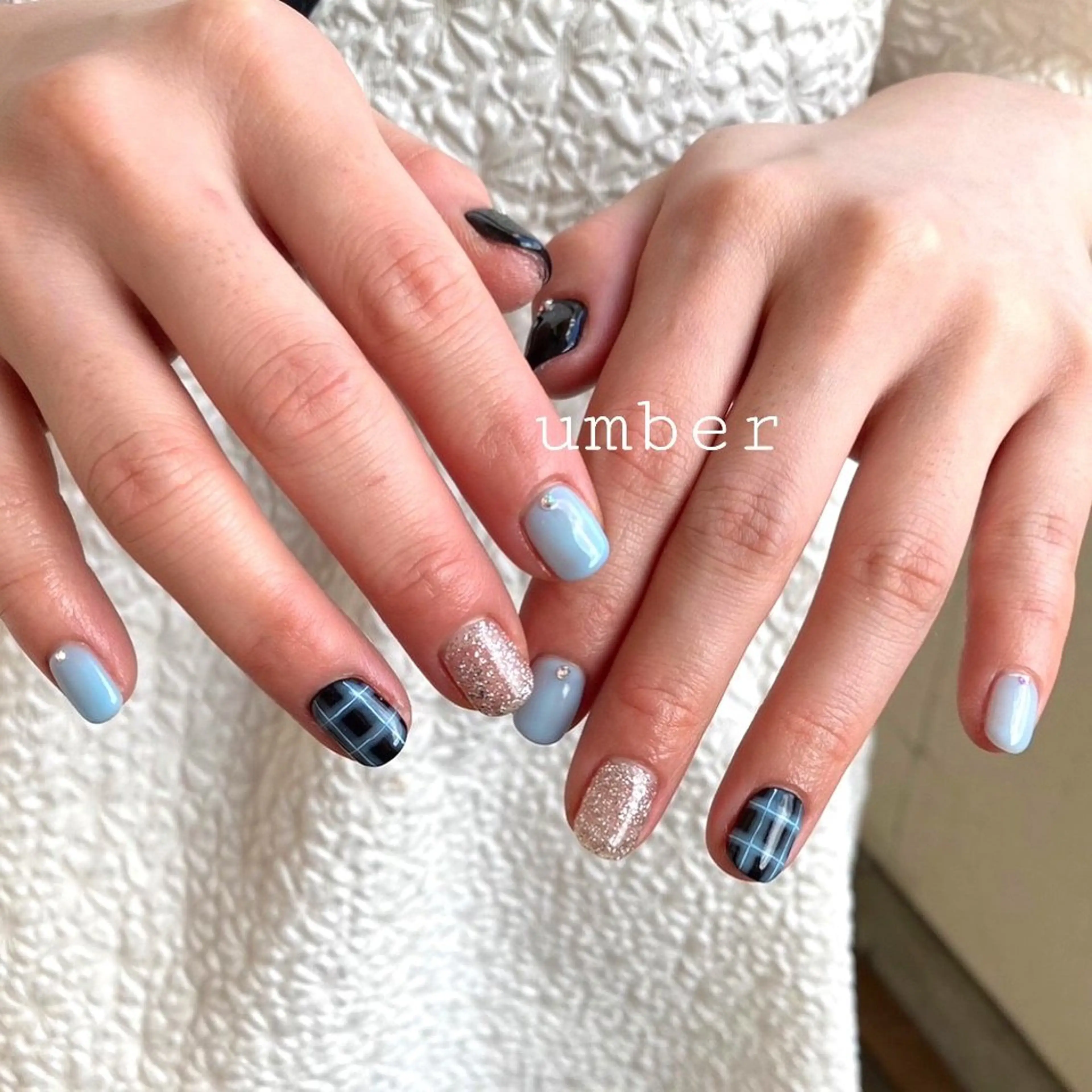 ネイル ハンドネイル umber 三茶1分のネイルデザイン