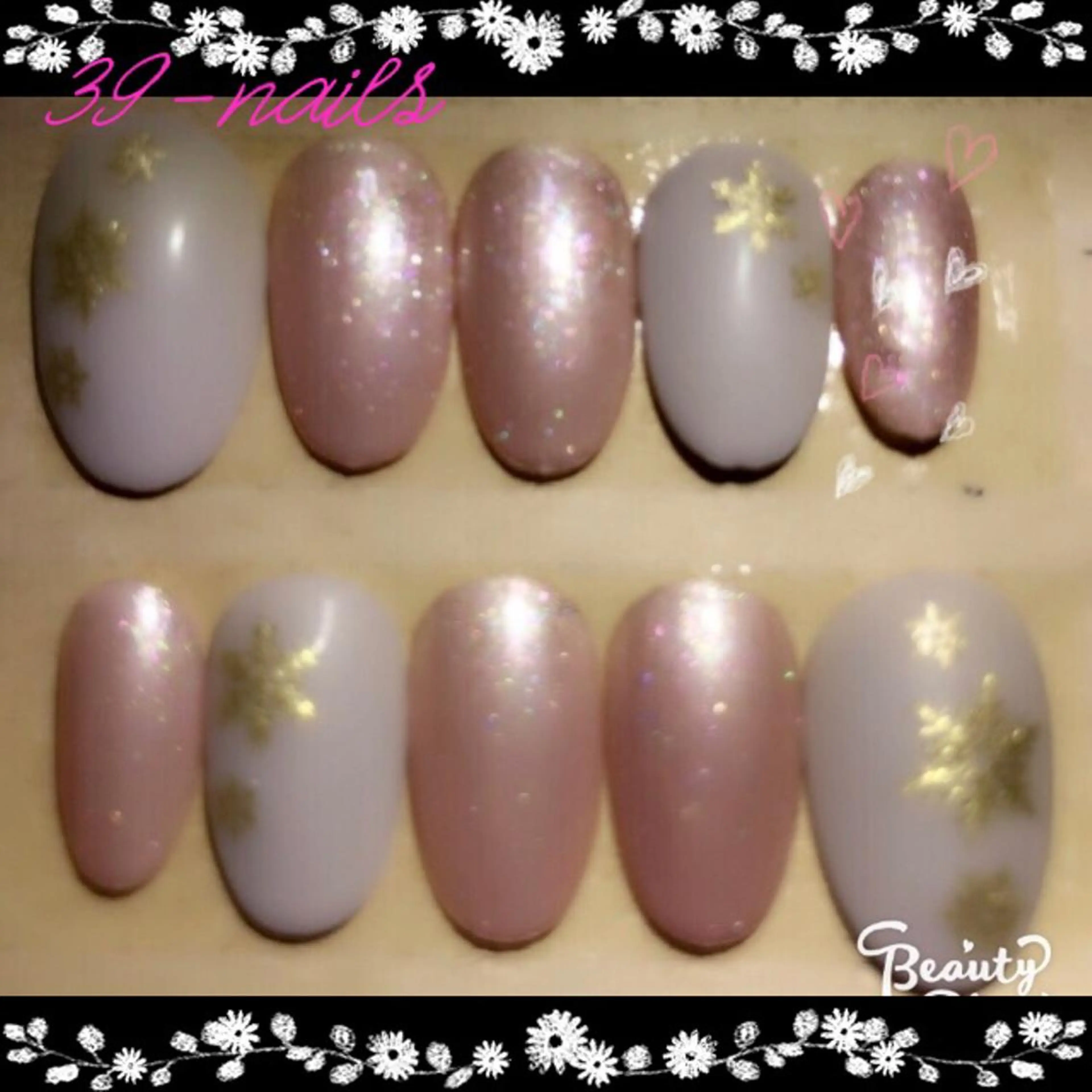 ネイル アートネイル マットネイル ワンカラーネイル 39-nails EharaMikuのネイルデザイン