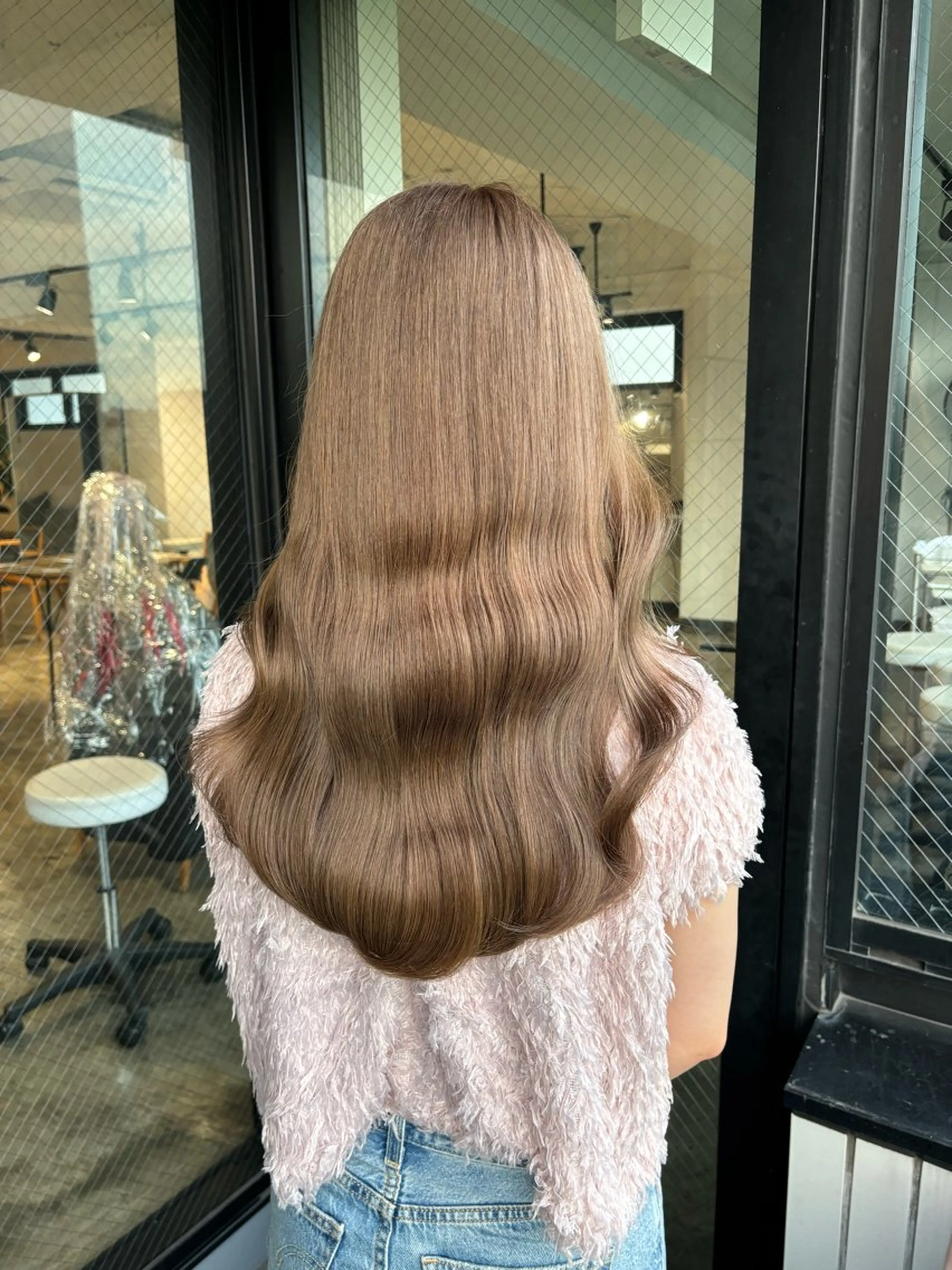 ミディアム カラー 💫miyu💫デザ インカラー/アレンジのヘアスタイル