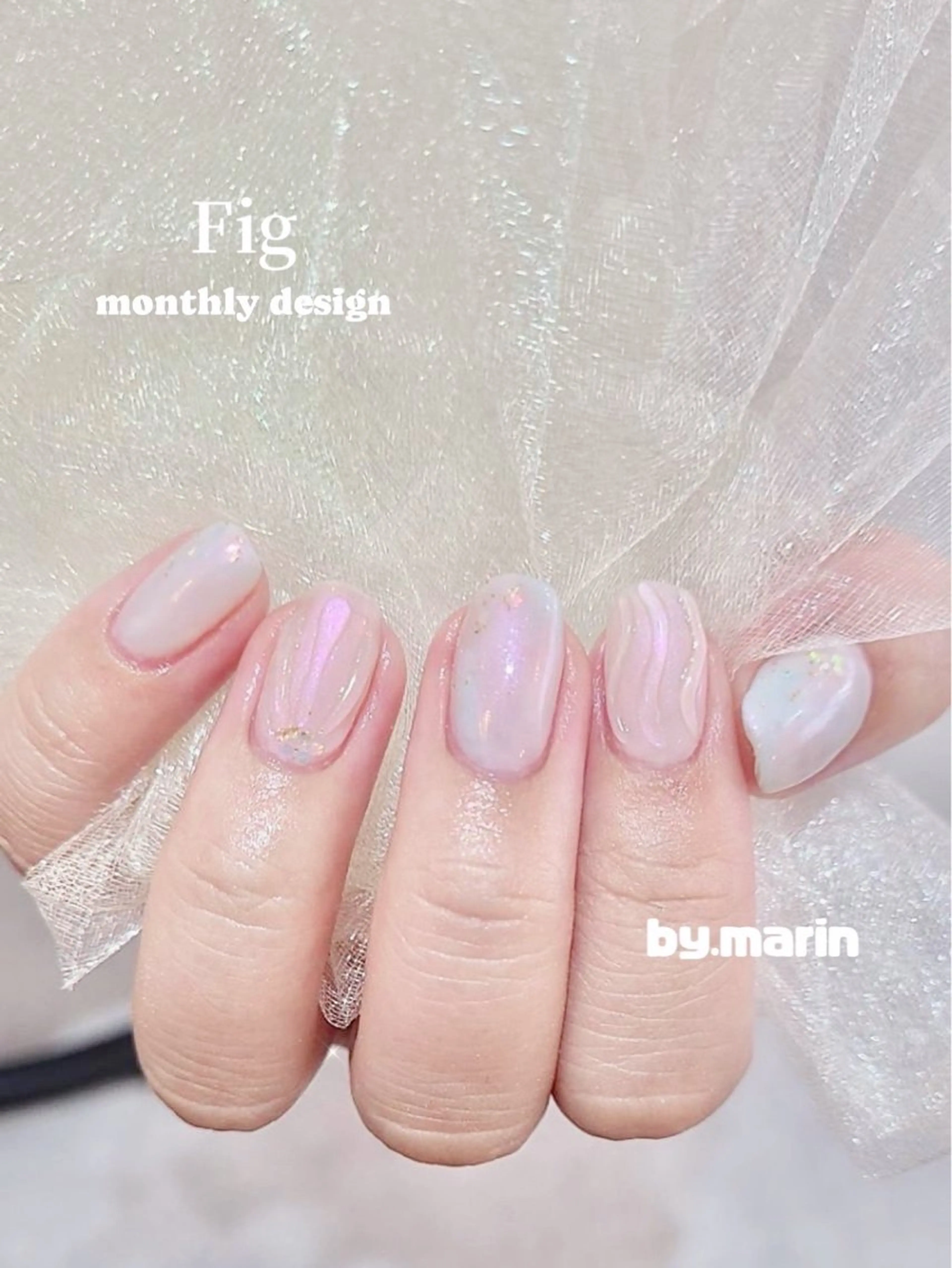 ネイル Fig所属・Fig MARINのネイルデザイン