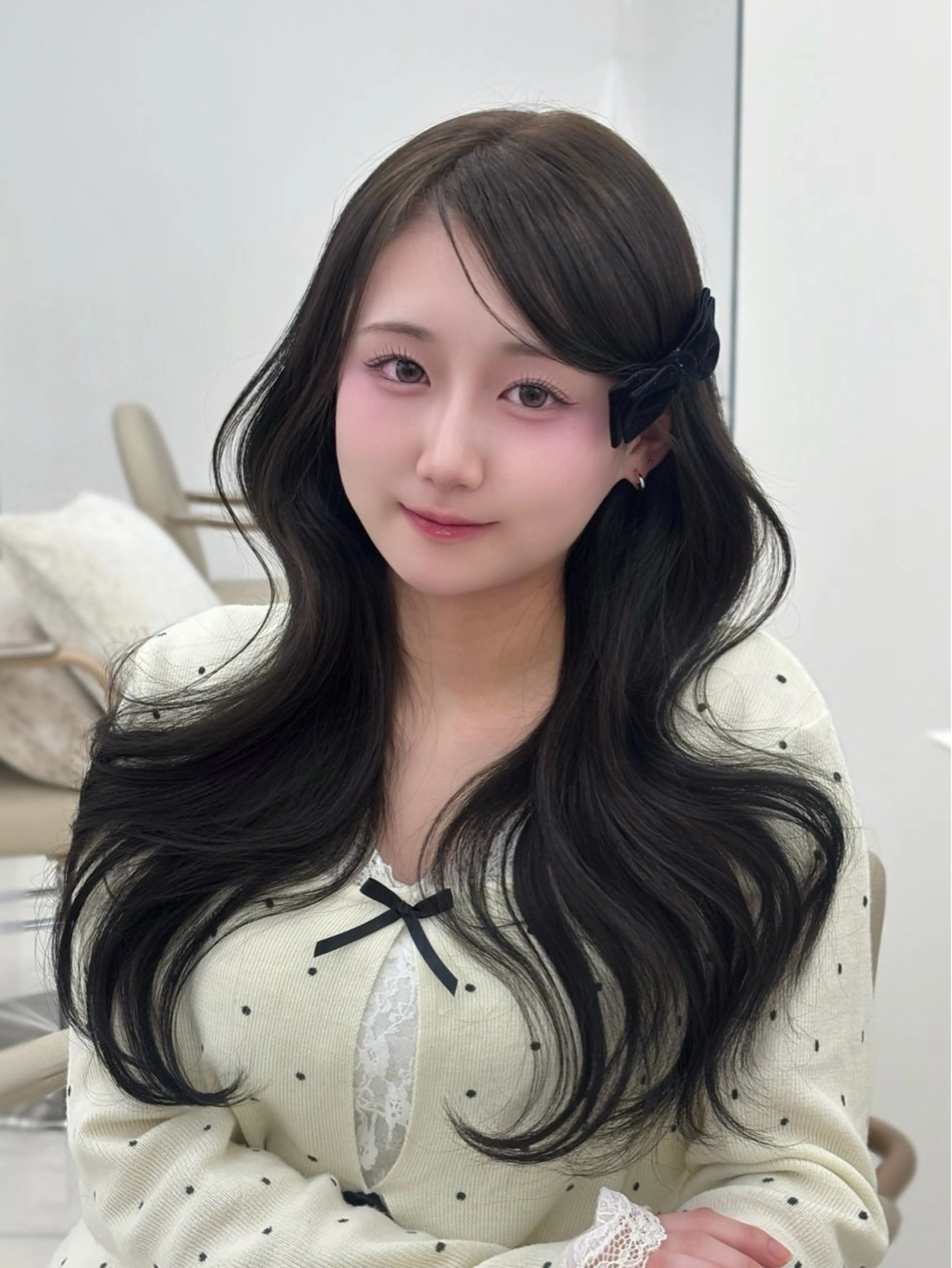 セミロング 透明感カラー / 艶カラー/ あいりのヘアスタイル