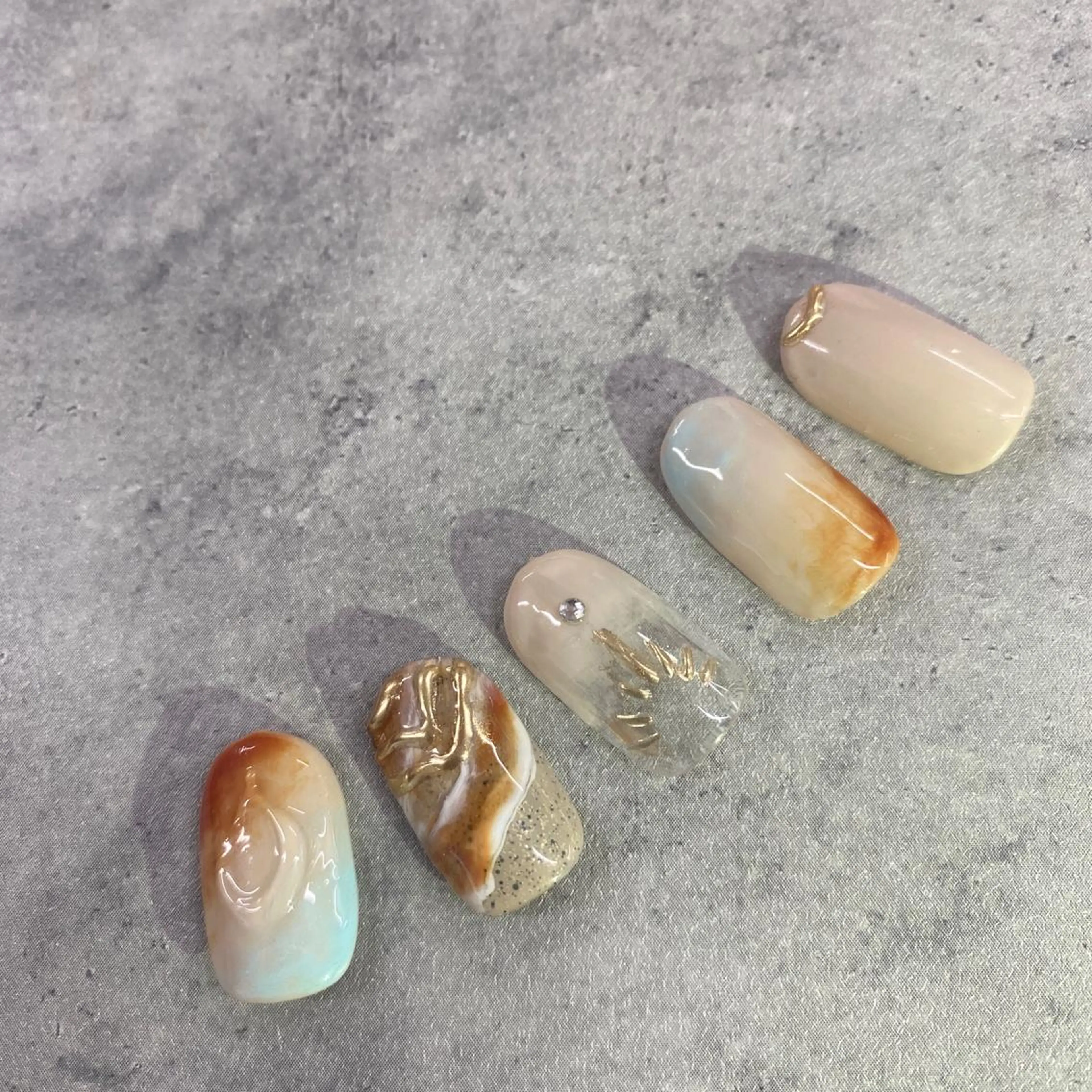 ネイル ニュアンスネイル Beauty style +α所属・Memezawa Nanaのネイルデザイン