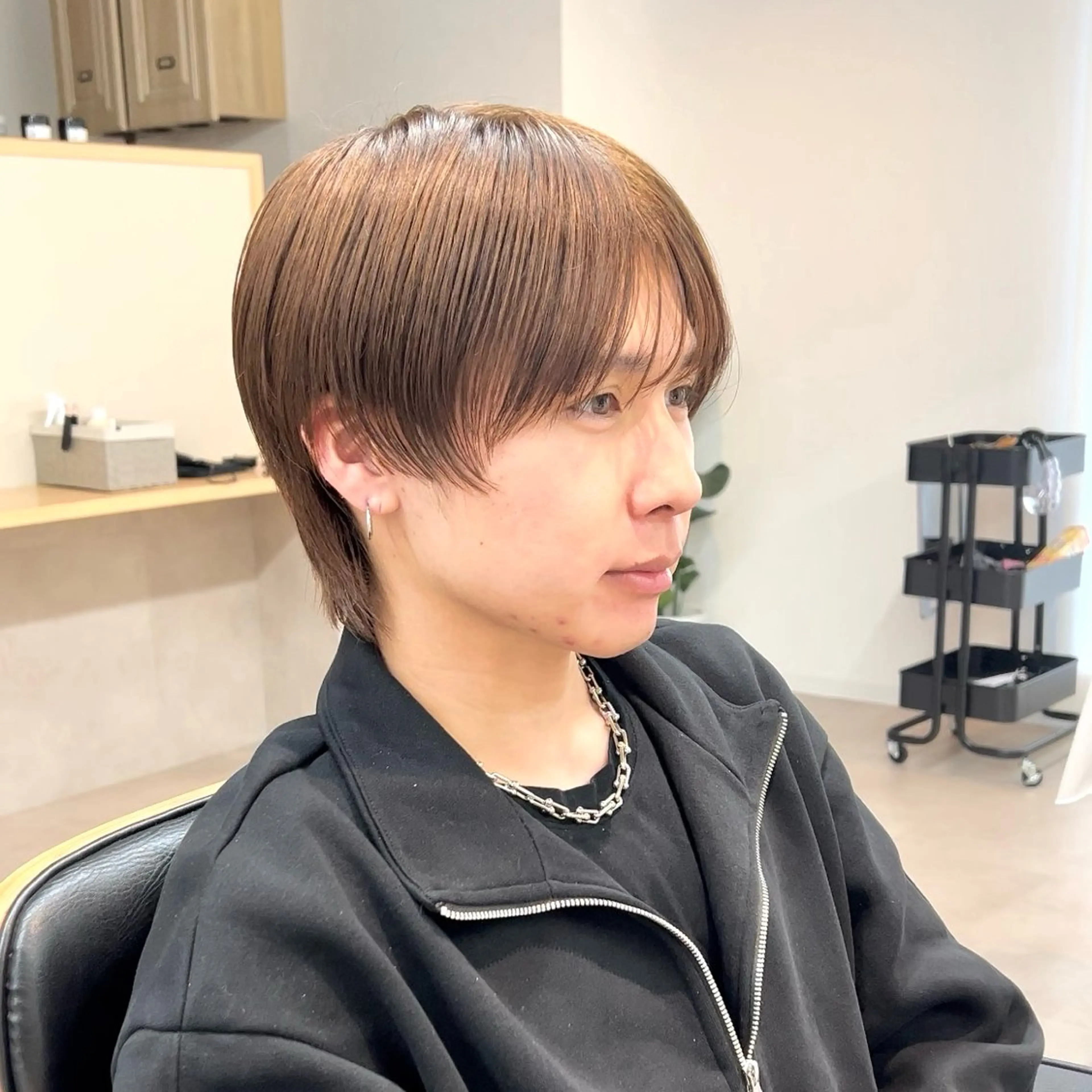 ショート カラー カット ボブ/韓国ボブ/ブリ ーチ/鈴木康平のヘアスタイル