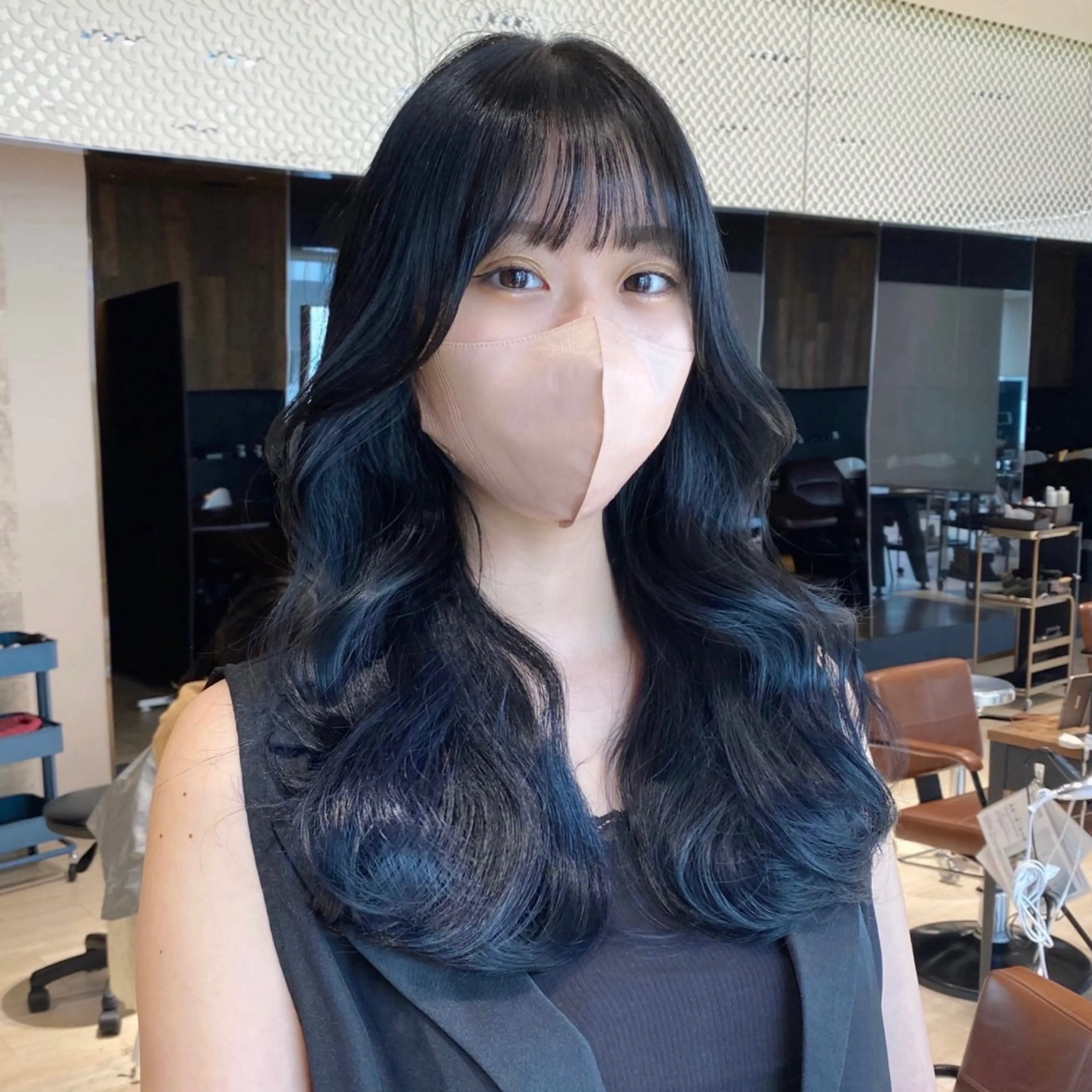 ロング カラー レイヤー/顔周り /透明感🩶高橋大のヘアスタイル