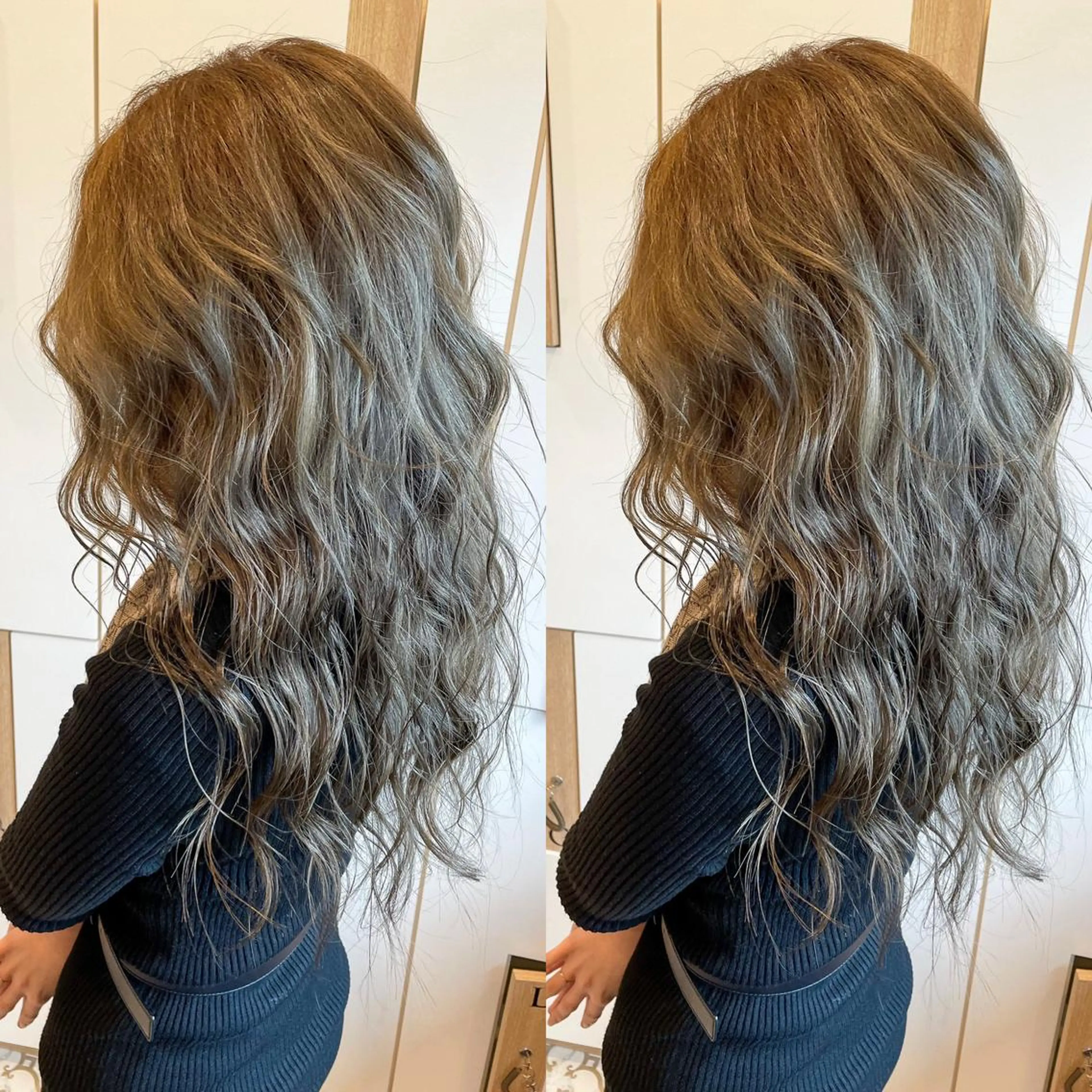 ロング カラー 似合わせスタイル 岡田勇哉のヘアスタイル