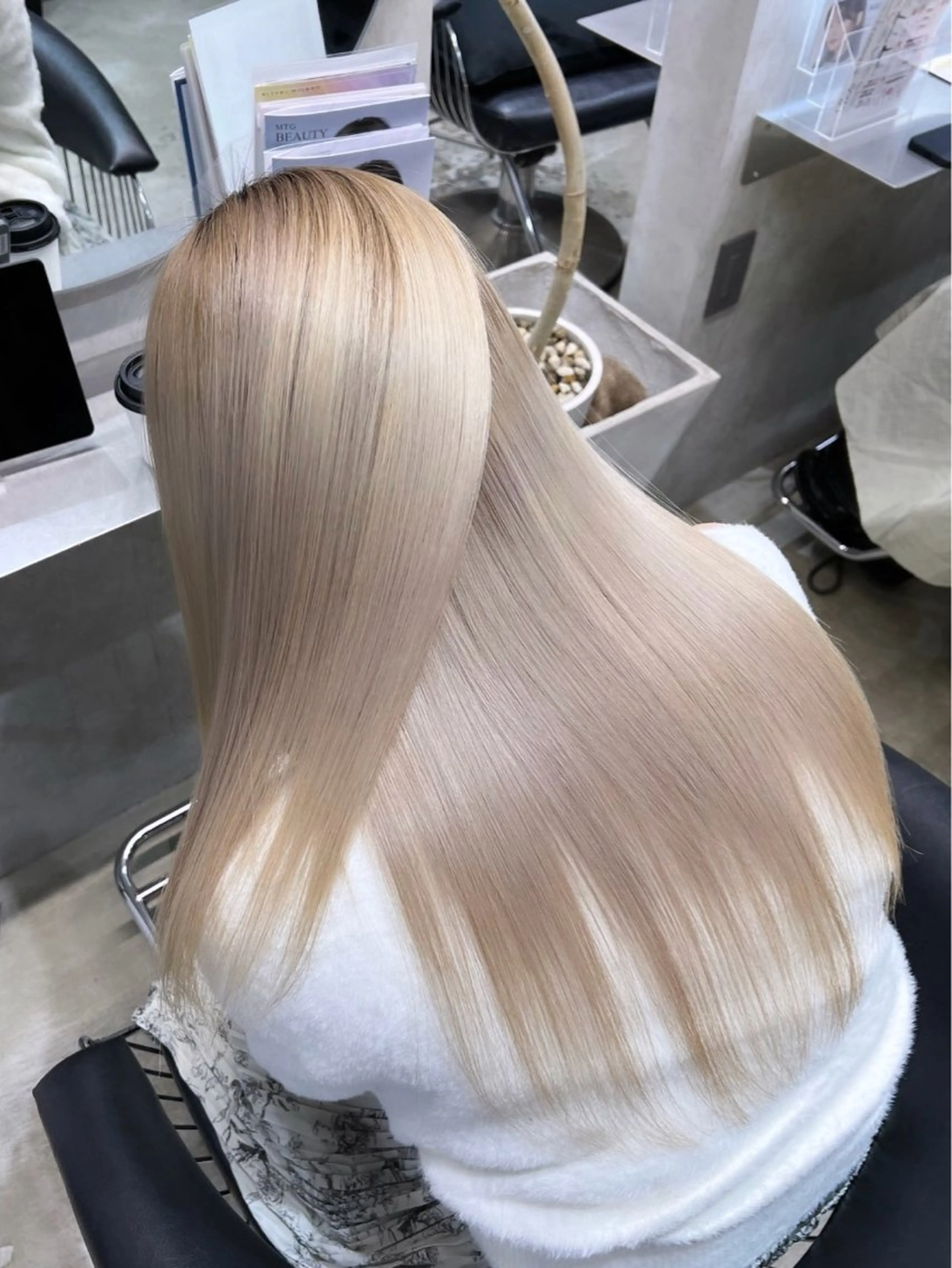 ロング カット トリートメント etora 渋谷所属・ワンホンヘア🇨🇳 髪質改善/itaruのヘアスタイル