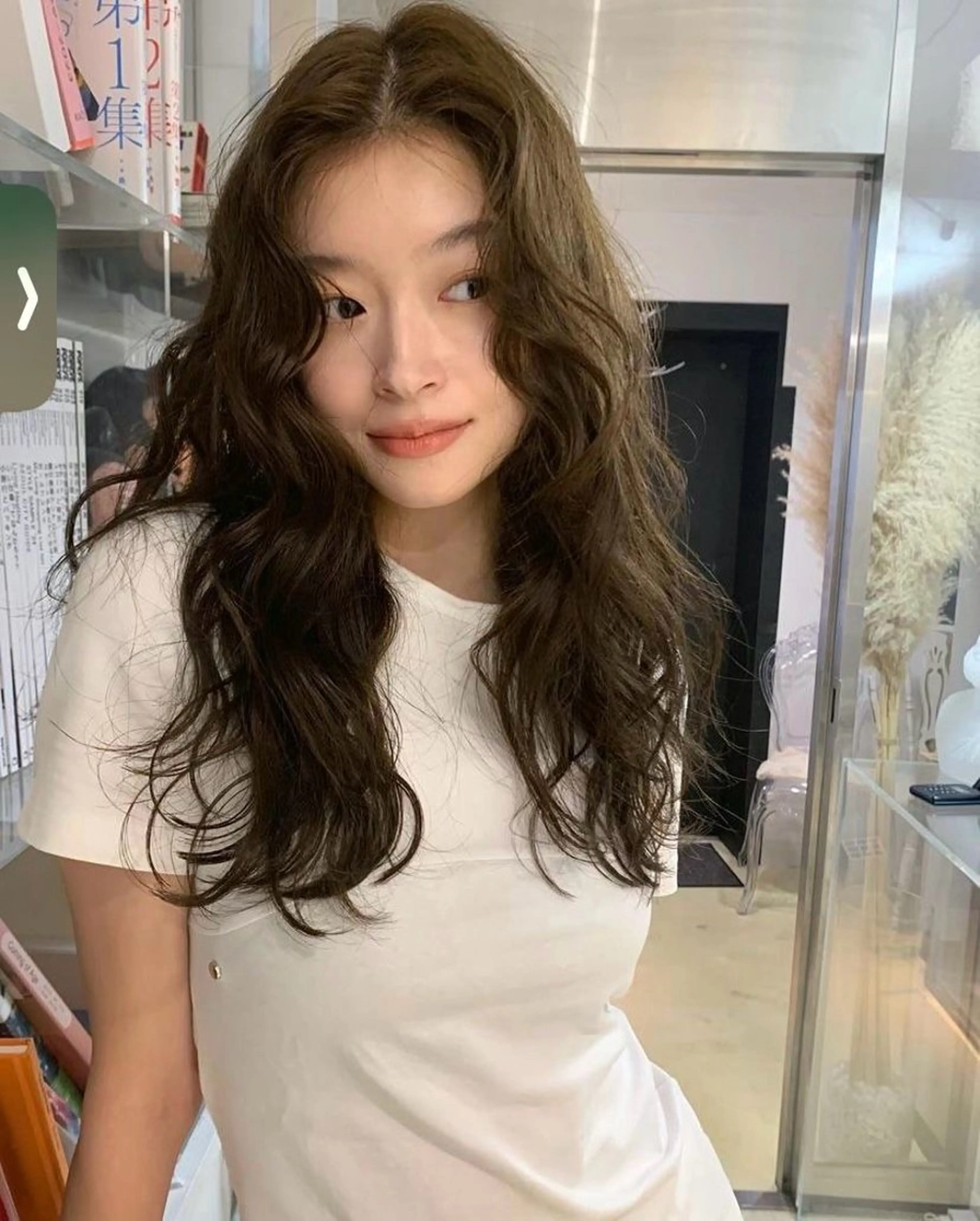 セミロング カラー オリーブカラー FILMS / yuuna 🦢🫗のヘアスタイル