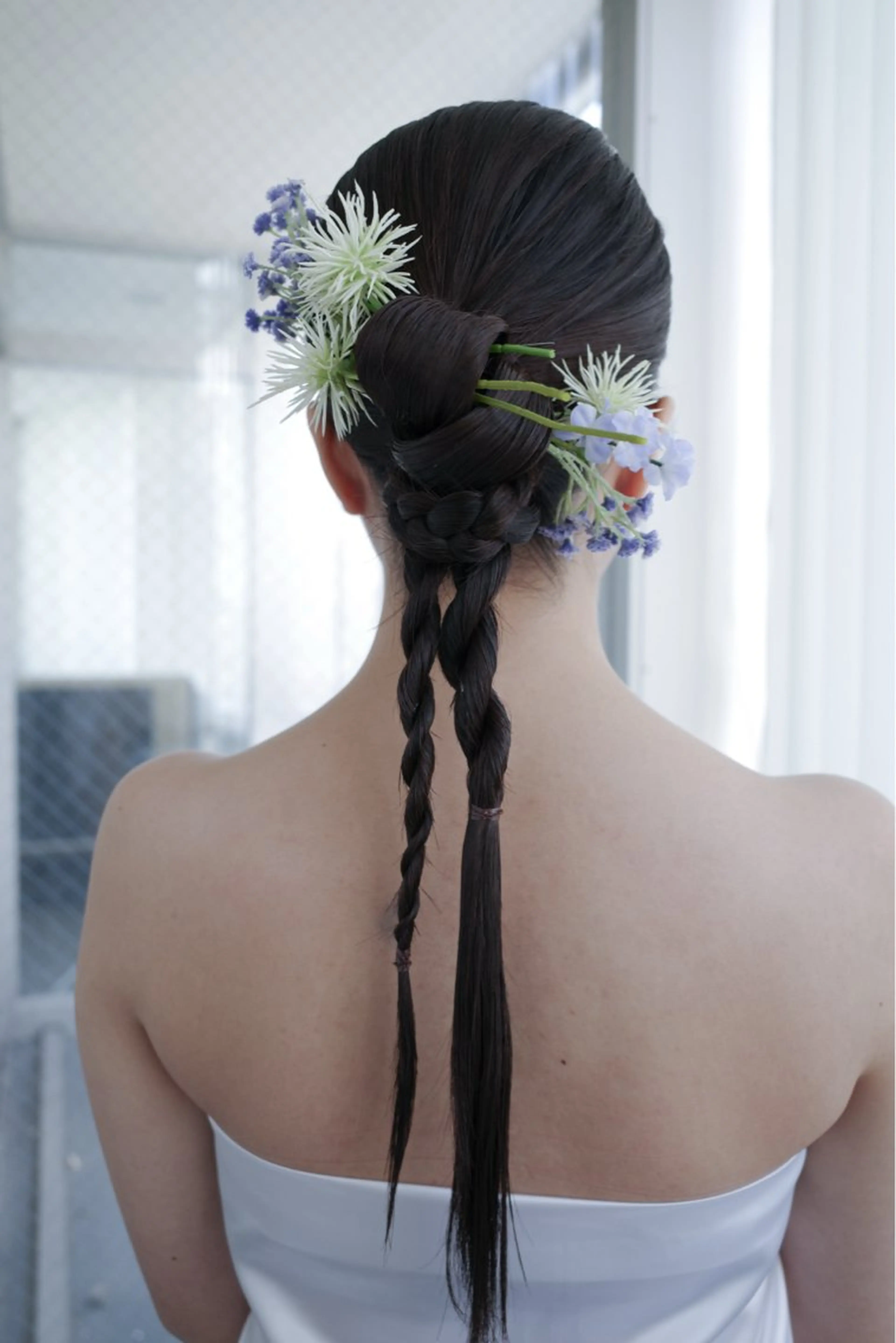 ロング ヘアアレンジ tukka soin KOBE所属・NAGI ヘアメイクのヘアスタイル