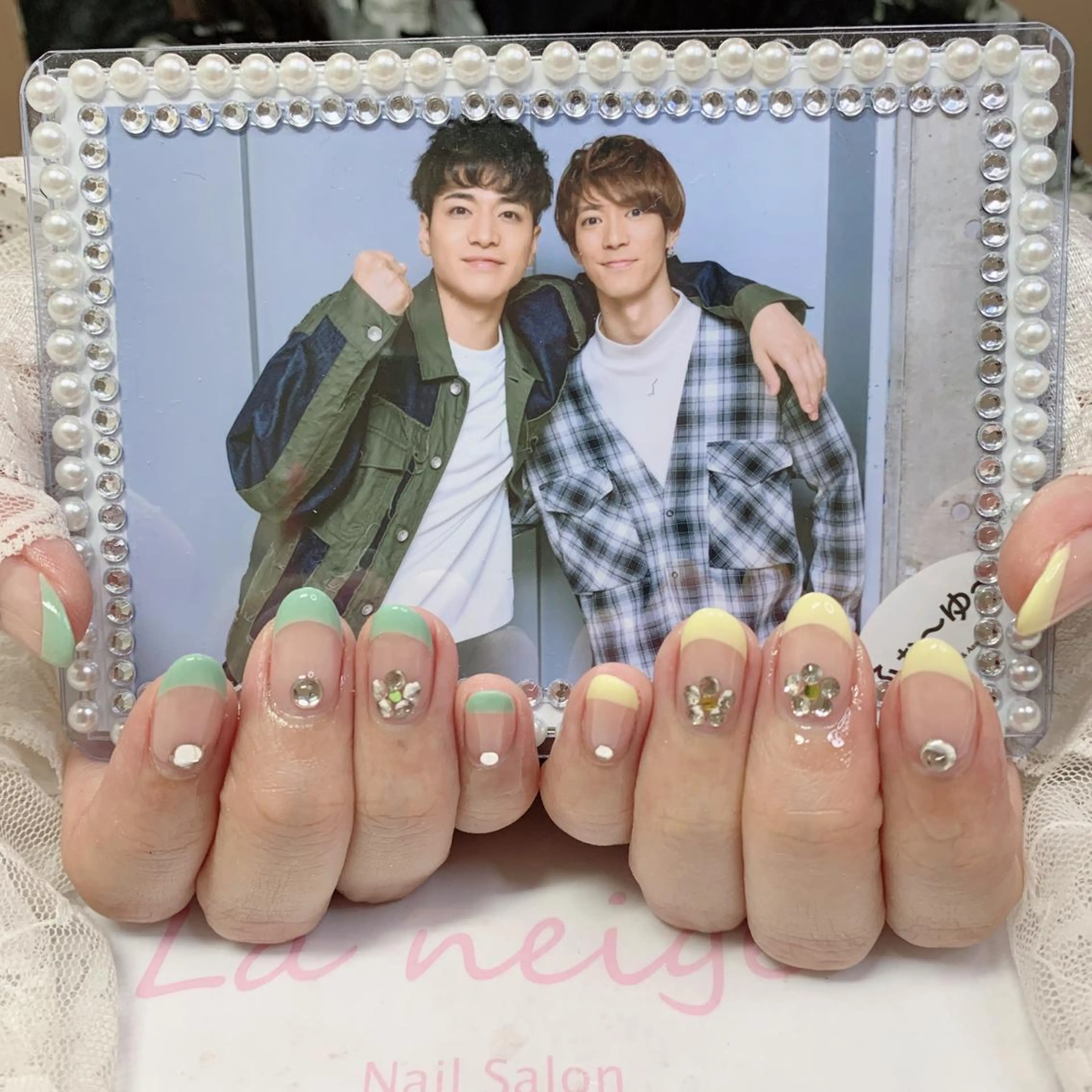 ネイル ハンドネイル La neige* yuki 🥯🍑のネイルデザイン