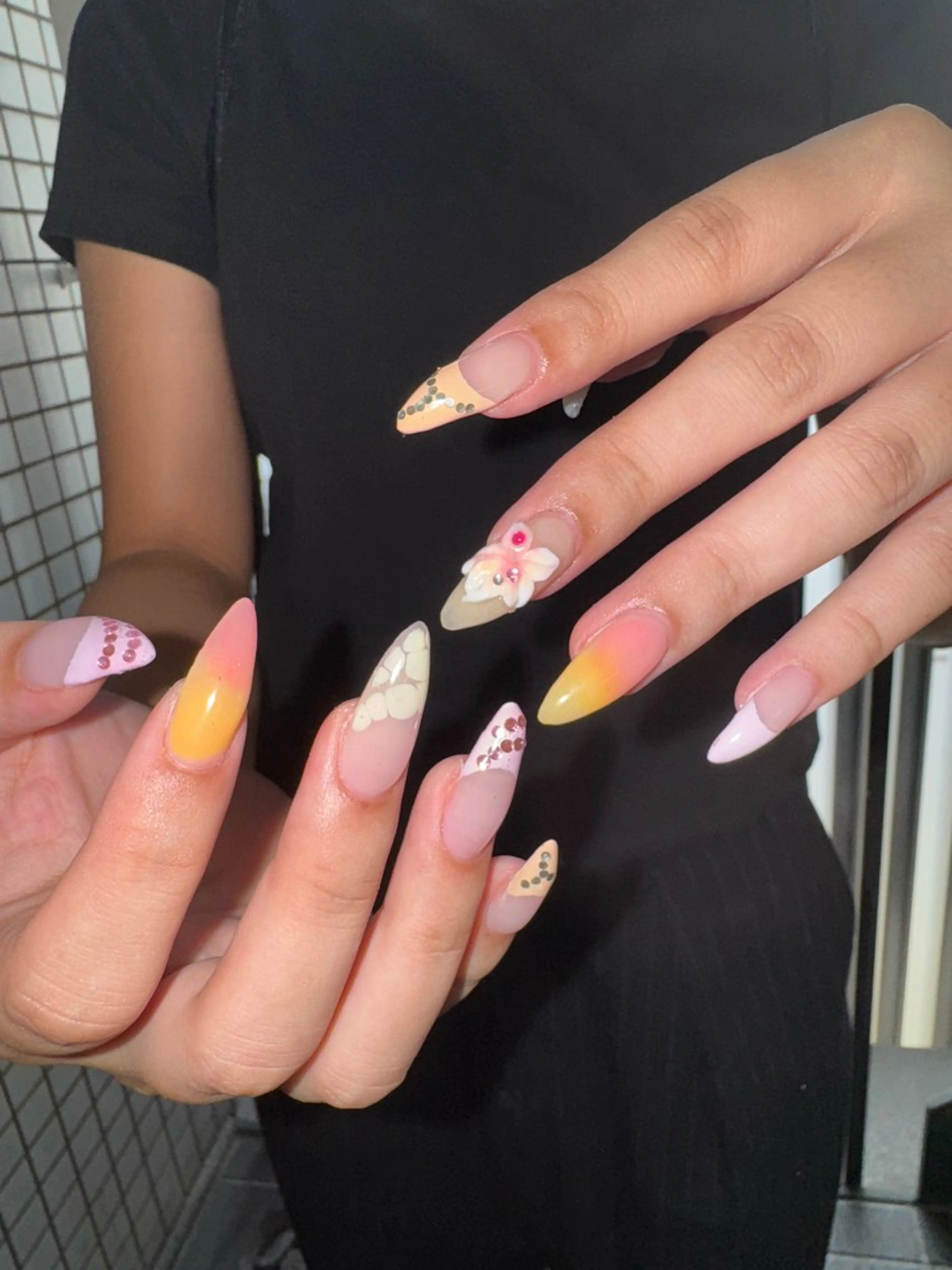 ネイル ハンドネイル フットネイル MITSUKI🪡 海外/個性派/ロングのネイルデザイン