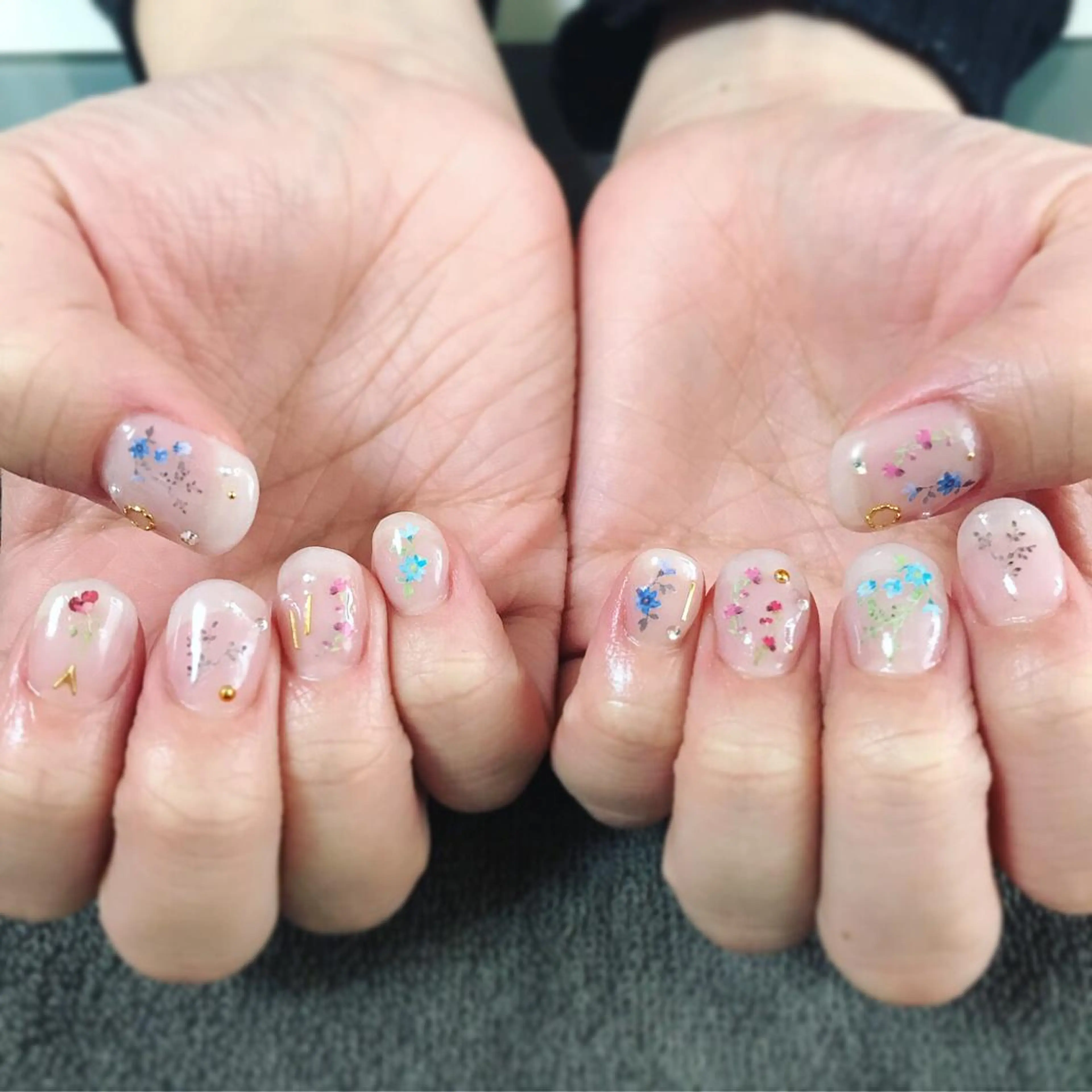 ネイル アートネイル 長さ出し ジェルネイル スカルプネイル Masuko Yasukaのネイルデザイン