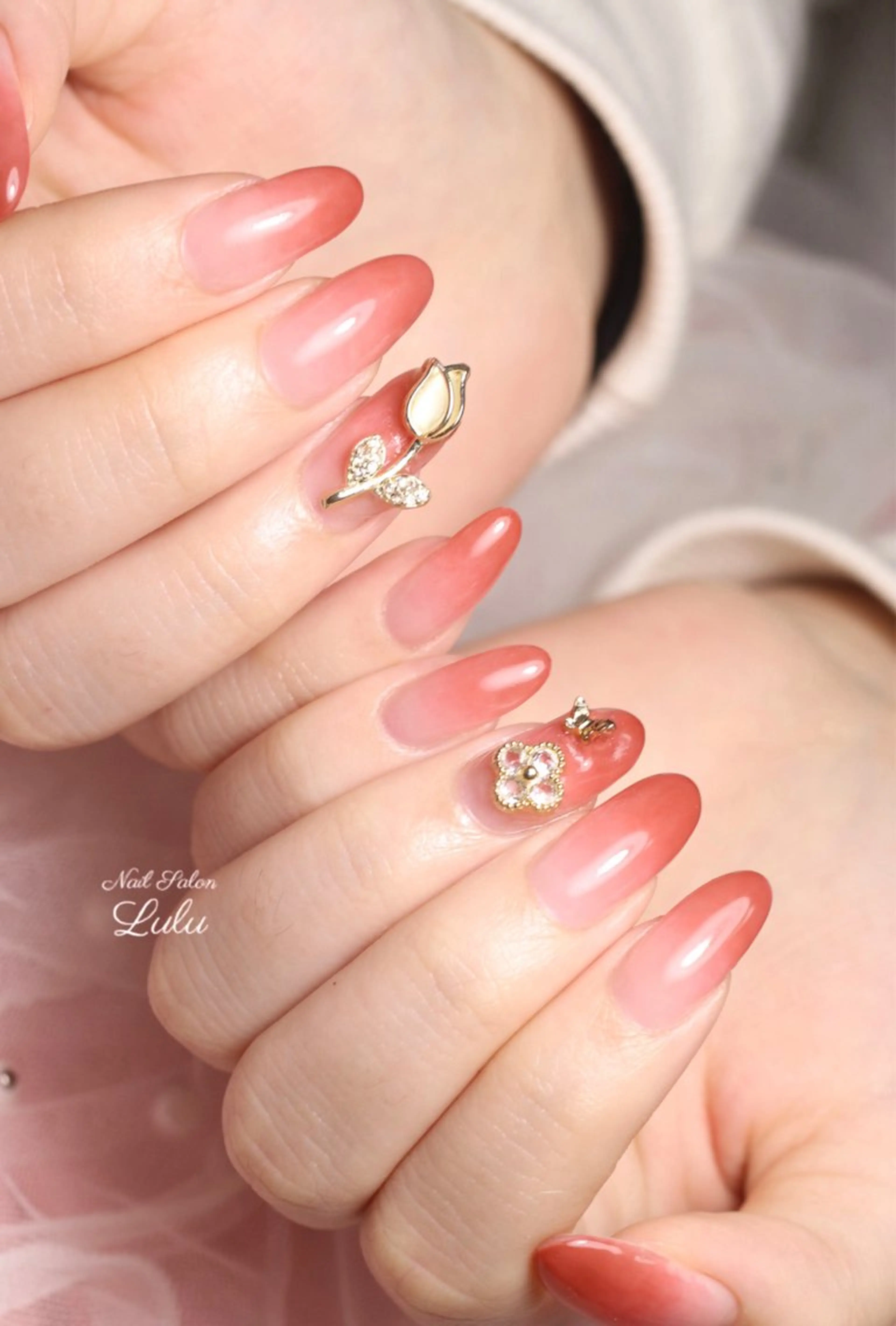 ネイル ハンドネイル Lulu nail salon 南堀江店所属・西村 あやかのネイルデザイン