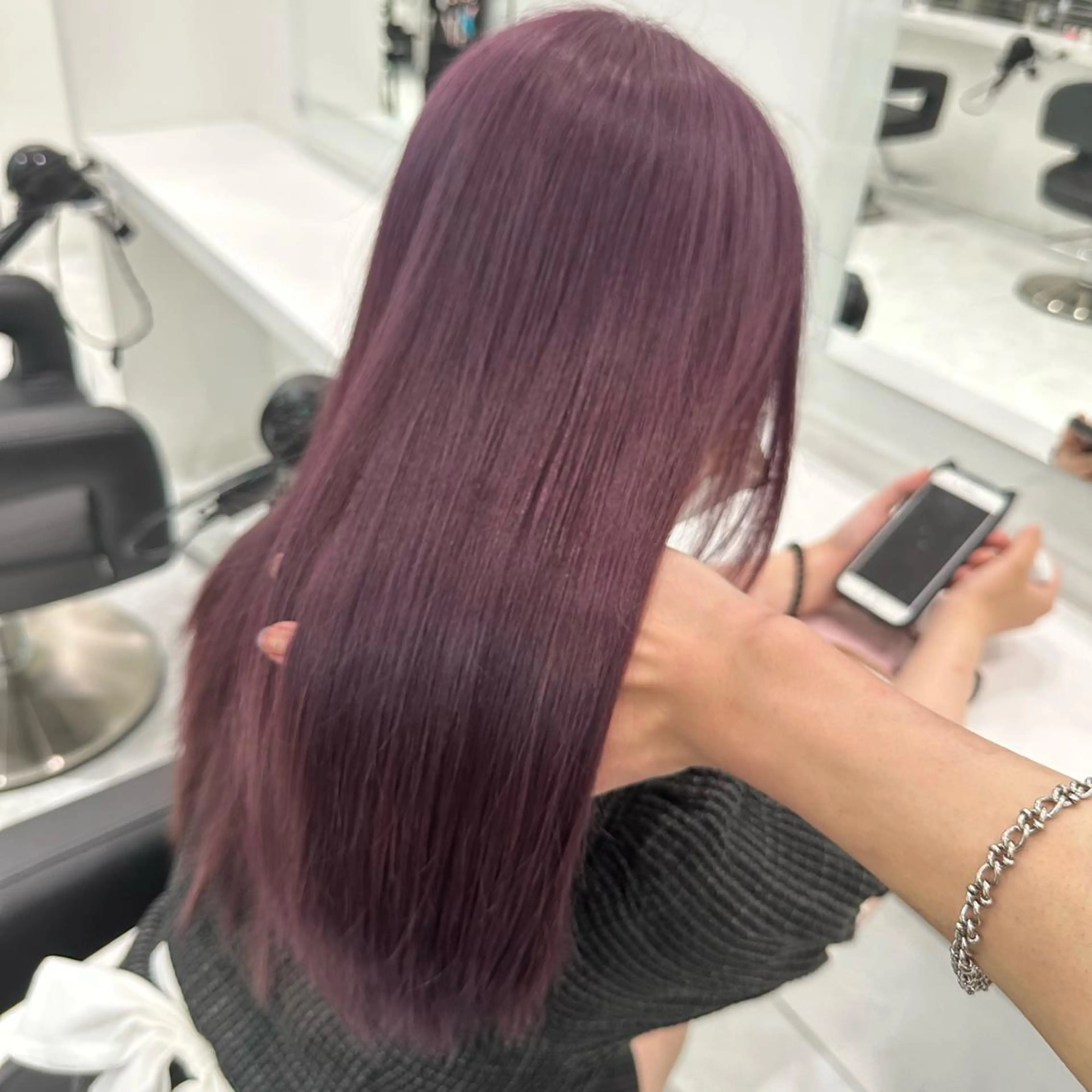 ロング カラー ヘアカラー トリートメント ♡上品韓国髪♡ブラ ウン/SAYATOのヘアスタイル