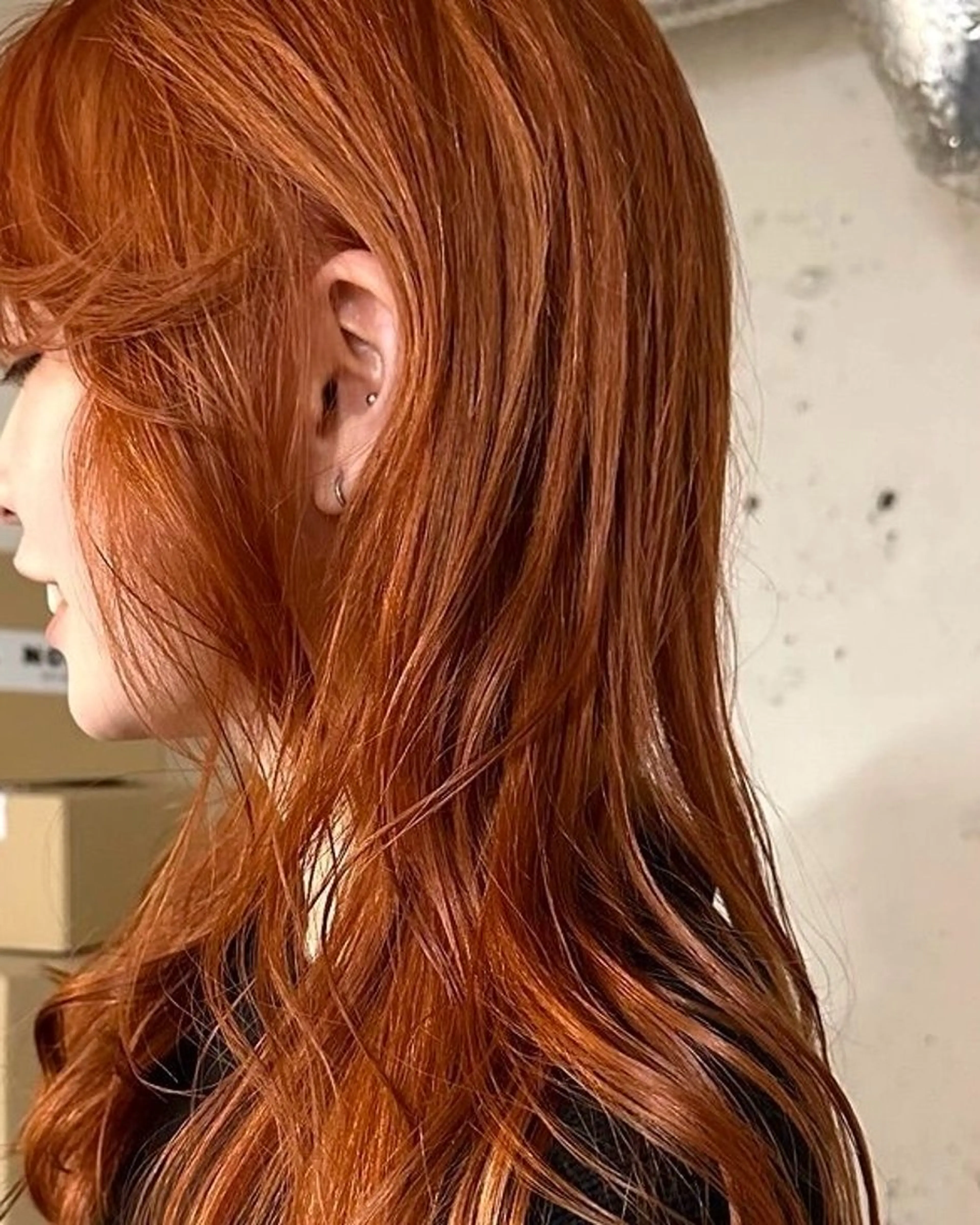 セミロング カラー mocca★ 細川のヘアスタイル