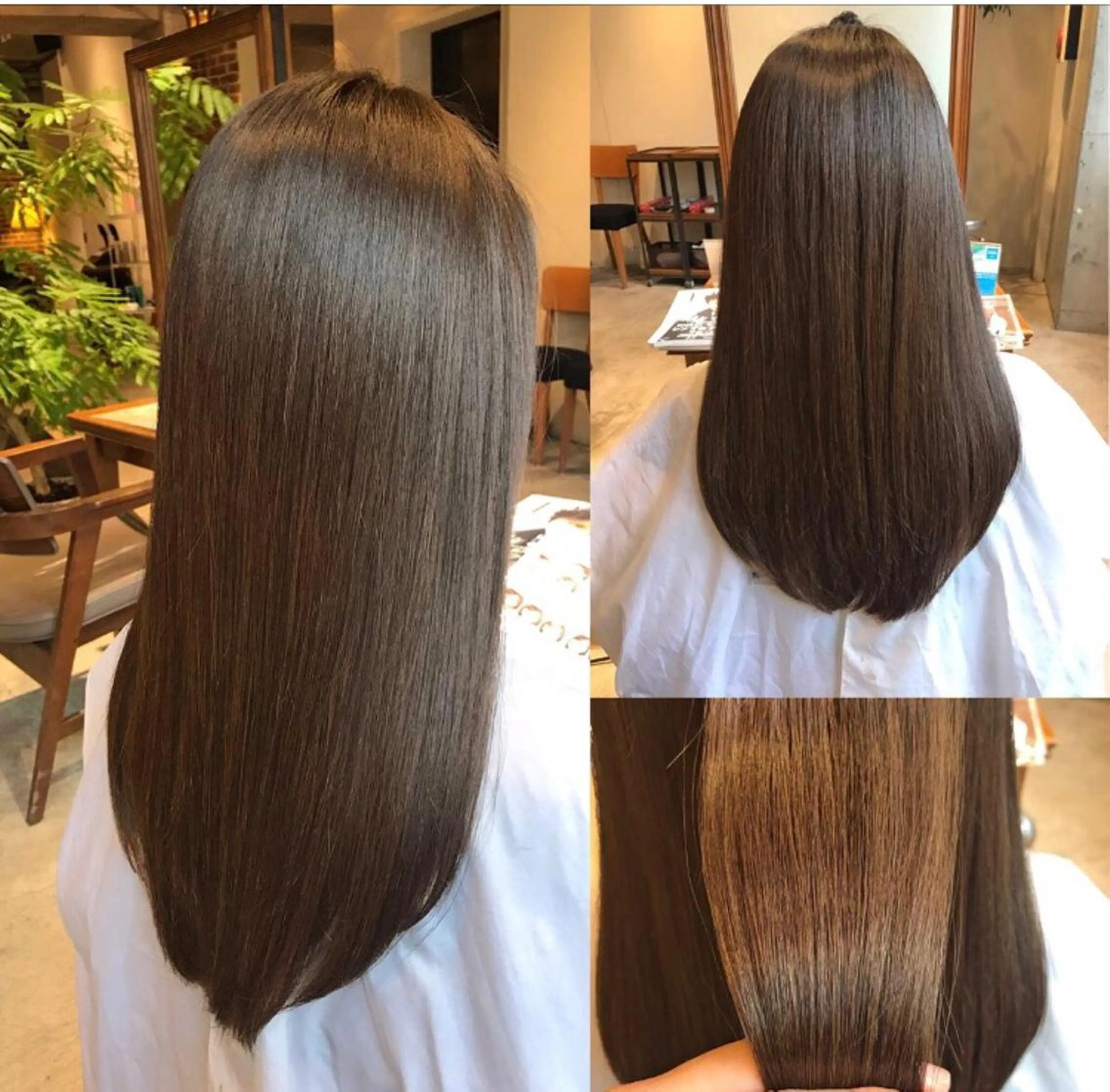 セミロング カラー ヘアアレンジ アッシュ カット ヘアカラー トリートメント ヘッドスパ SALOWIN銀座VORT所属・小林 佳祐のヘアスタイル