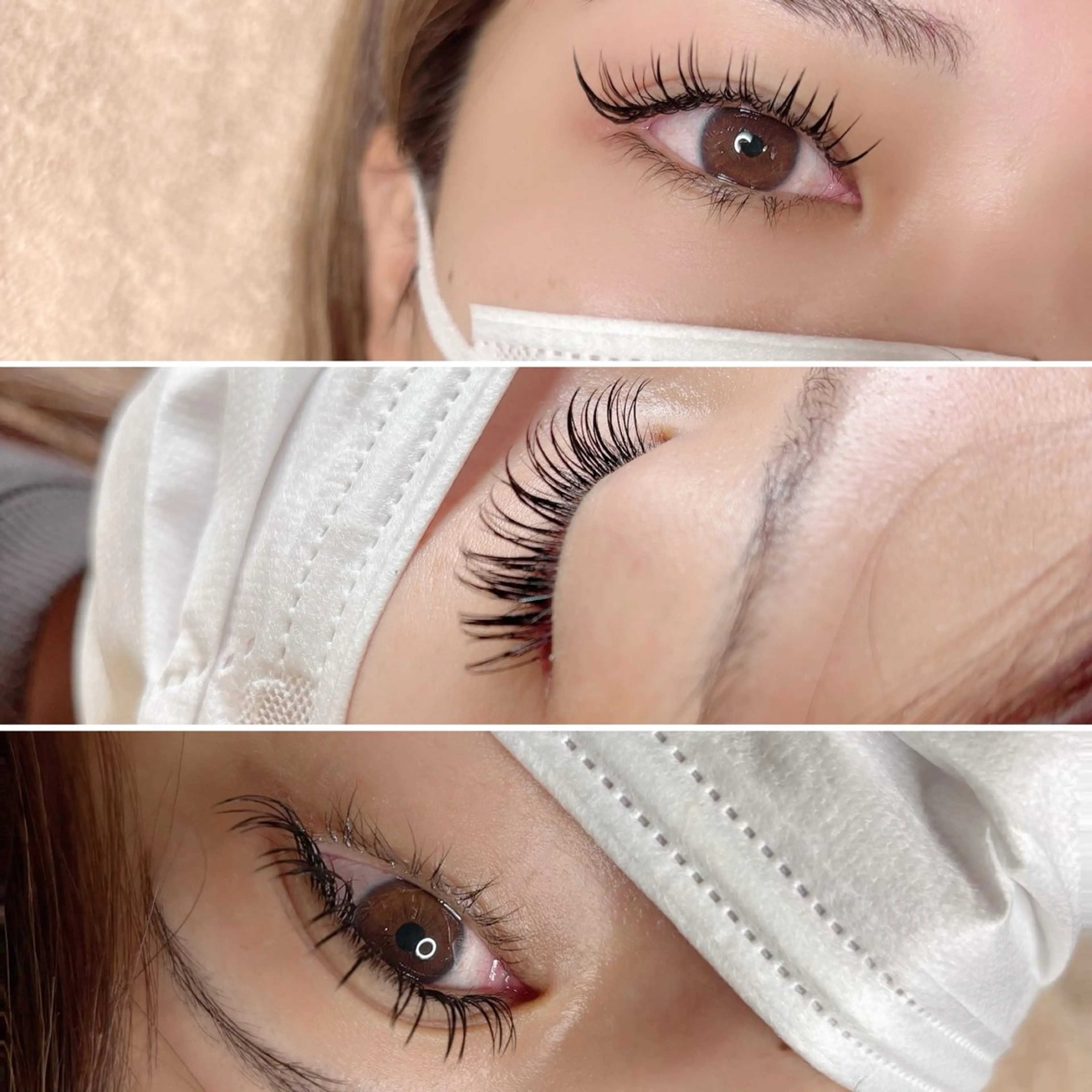 マツエク・マツパ Cカール フラットラッシュ 目尻長め ナチュラル マツエク By color  EYE&NAIL所属・BY  COLOR eyedesinのマツエク・マツパデザイン