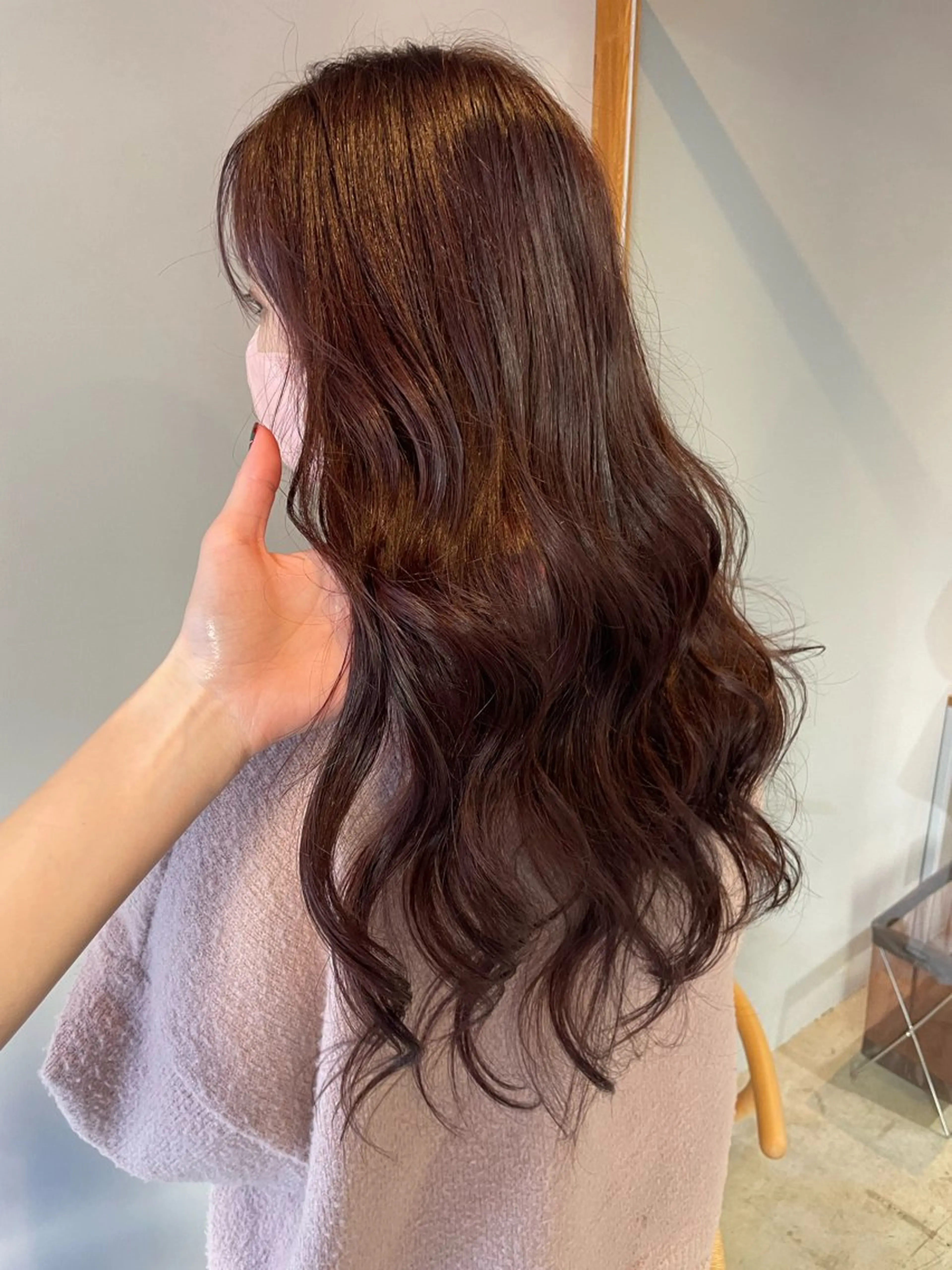 ロング カラー ヘアカラー uno rioのヘアスタイル
