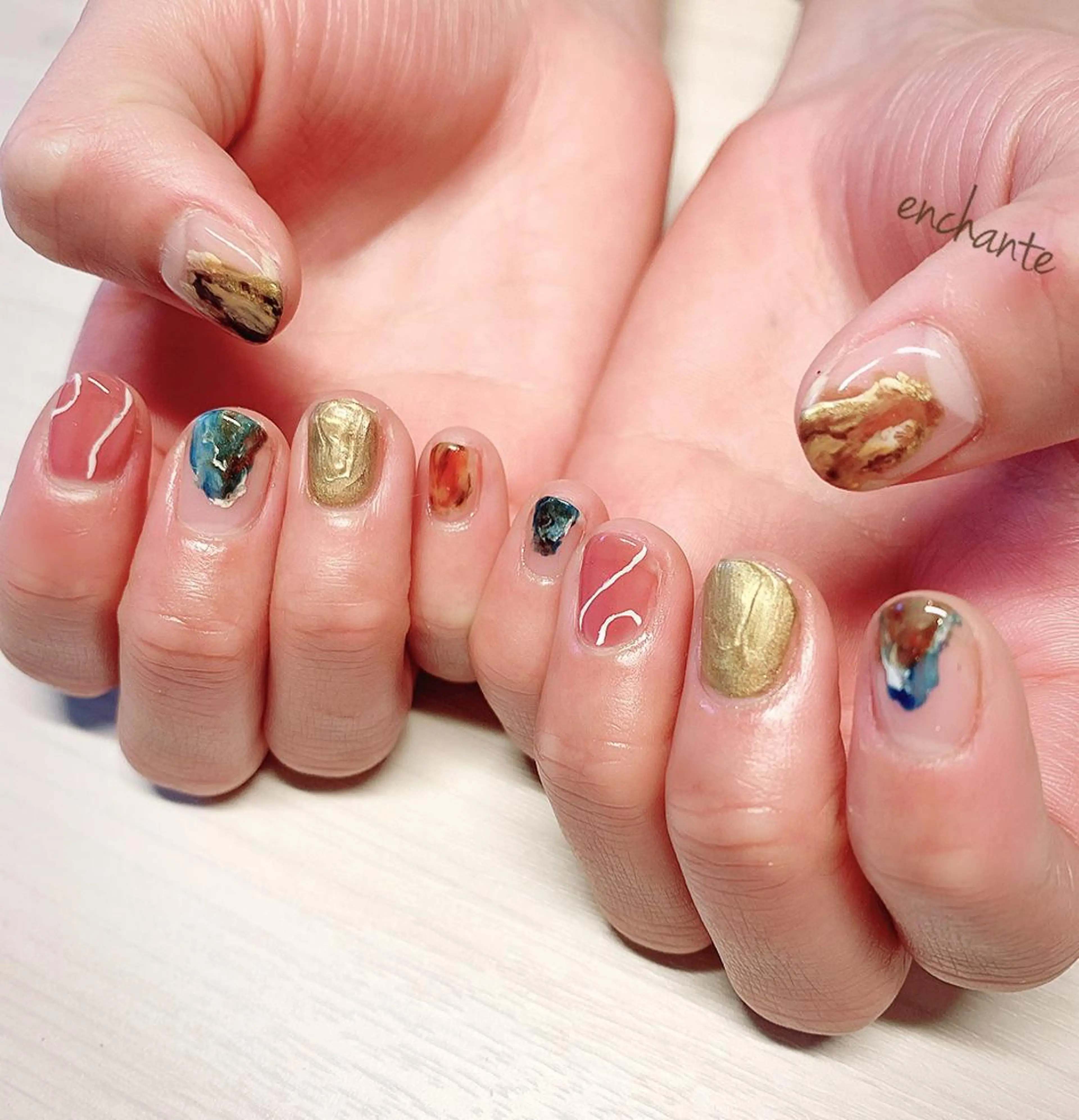 ネイル アンシャンテ所属・enchante 自由が丘のネイルデザイン