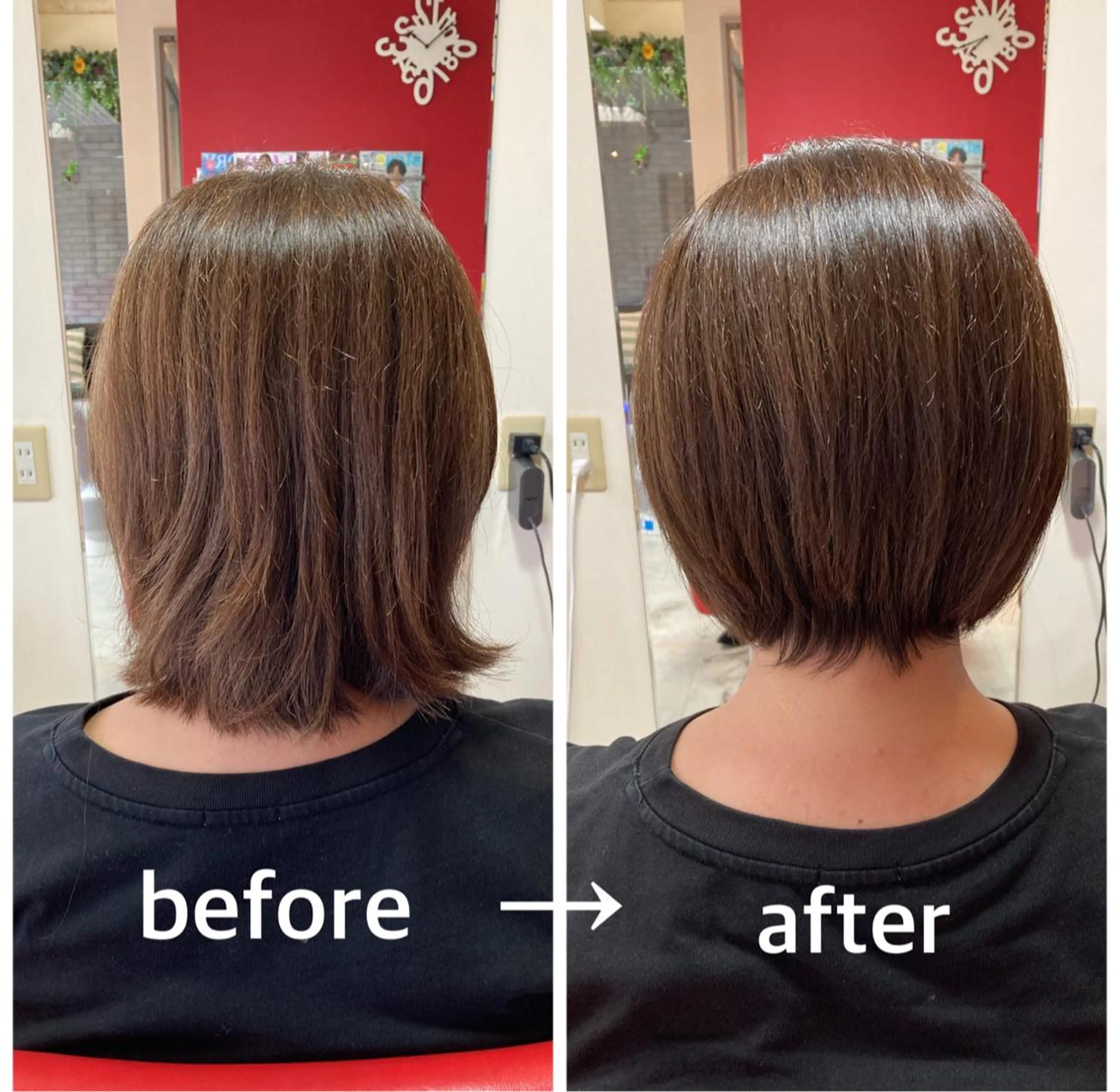 ショート ルーチェ【luce】ヘアリゾート宝塚歌劇前店所属・岸本 友子のヘアスタイル