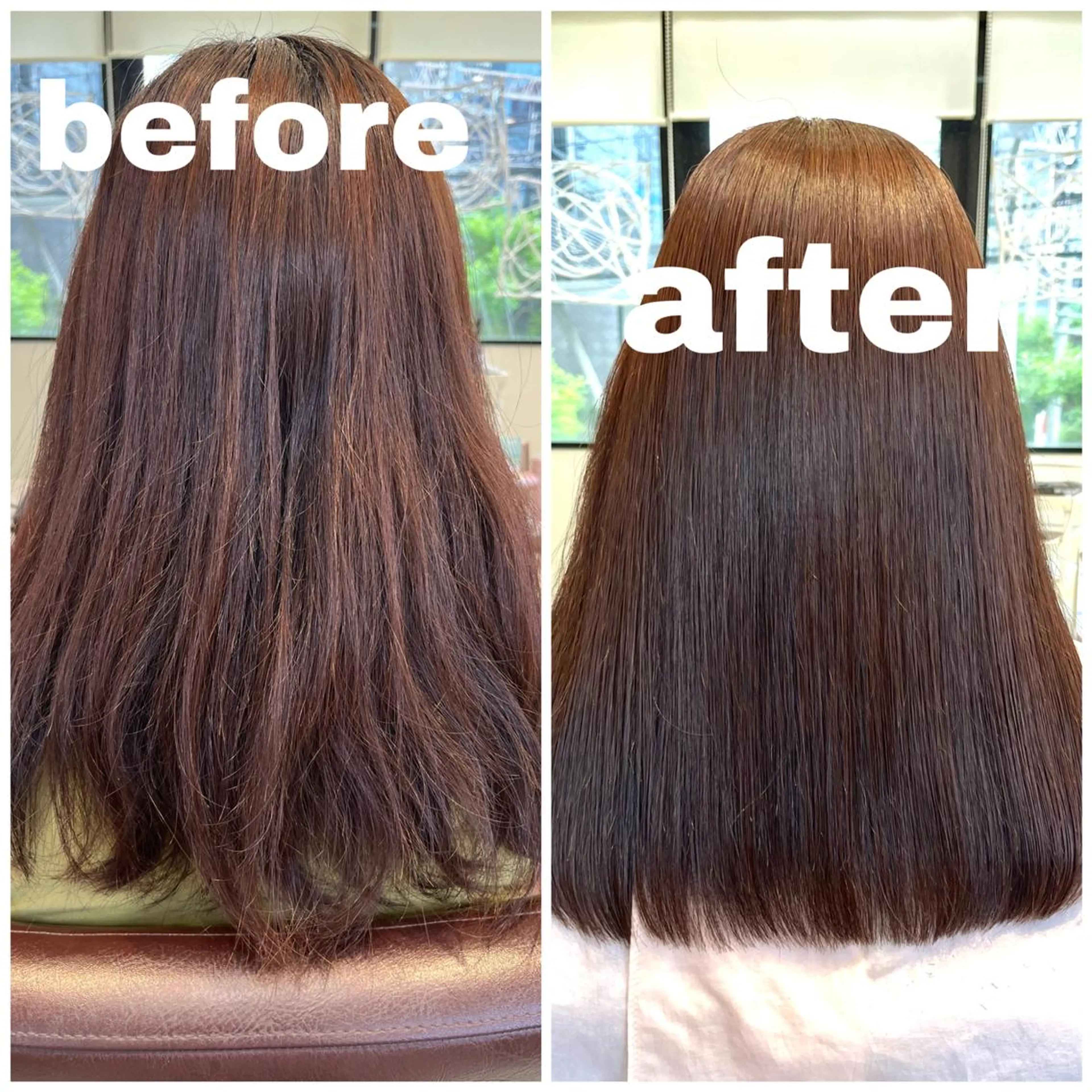 セミロング 髪質改善 カット ヘアカラー トリートメント ✨髪質改善✨ /しみちゃん【清水】のヘアスタイル