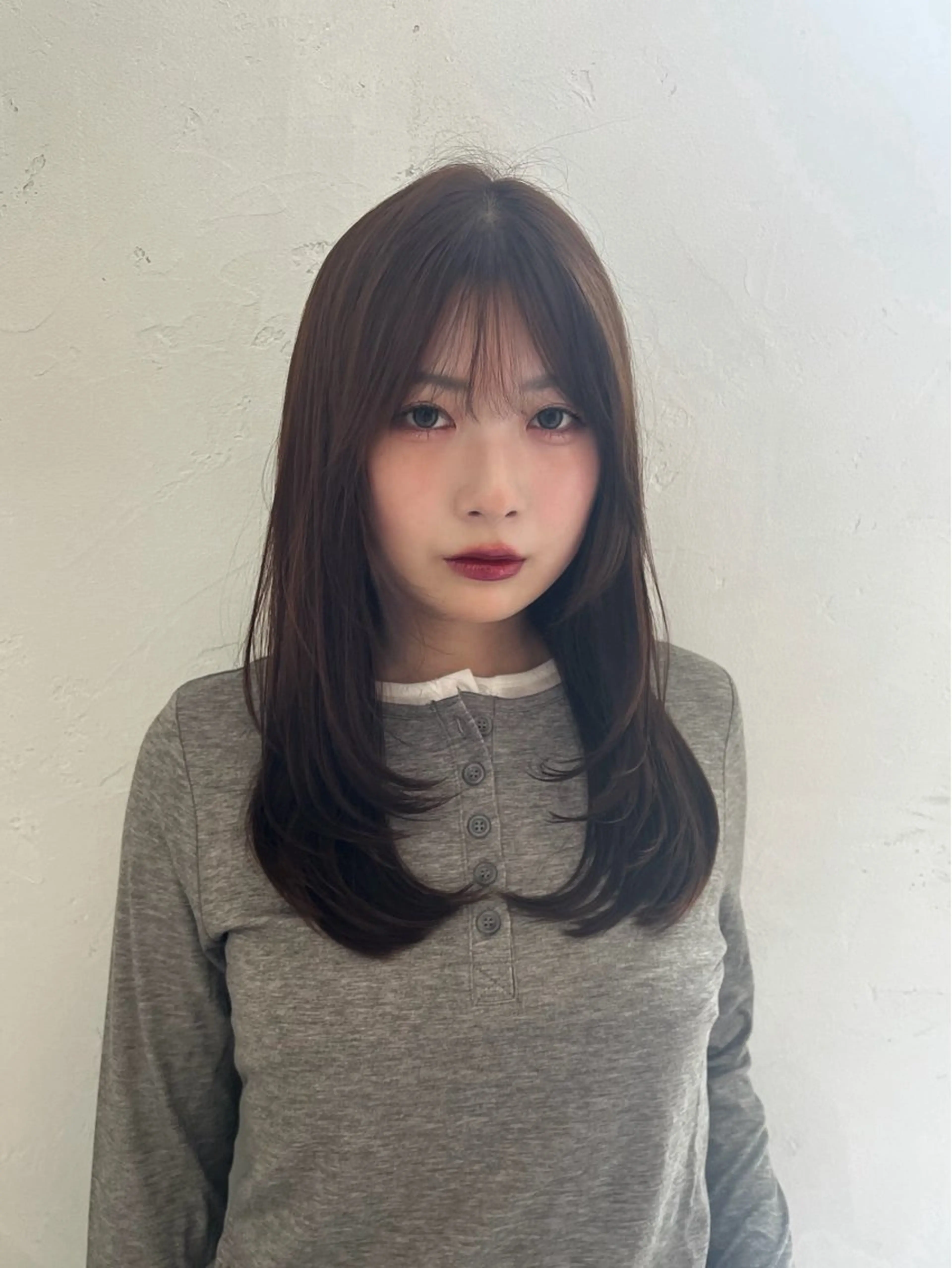 セミロング ヘアカラー トリートメント Un ami shibuya所属・平居 舞白のヘアスタイル