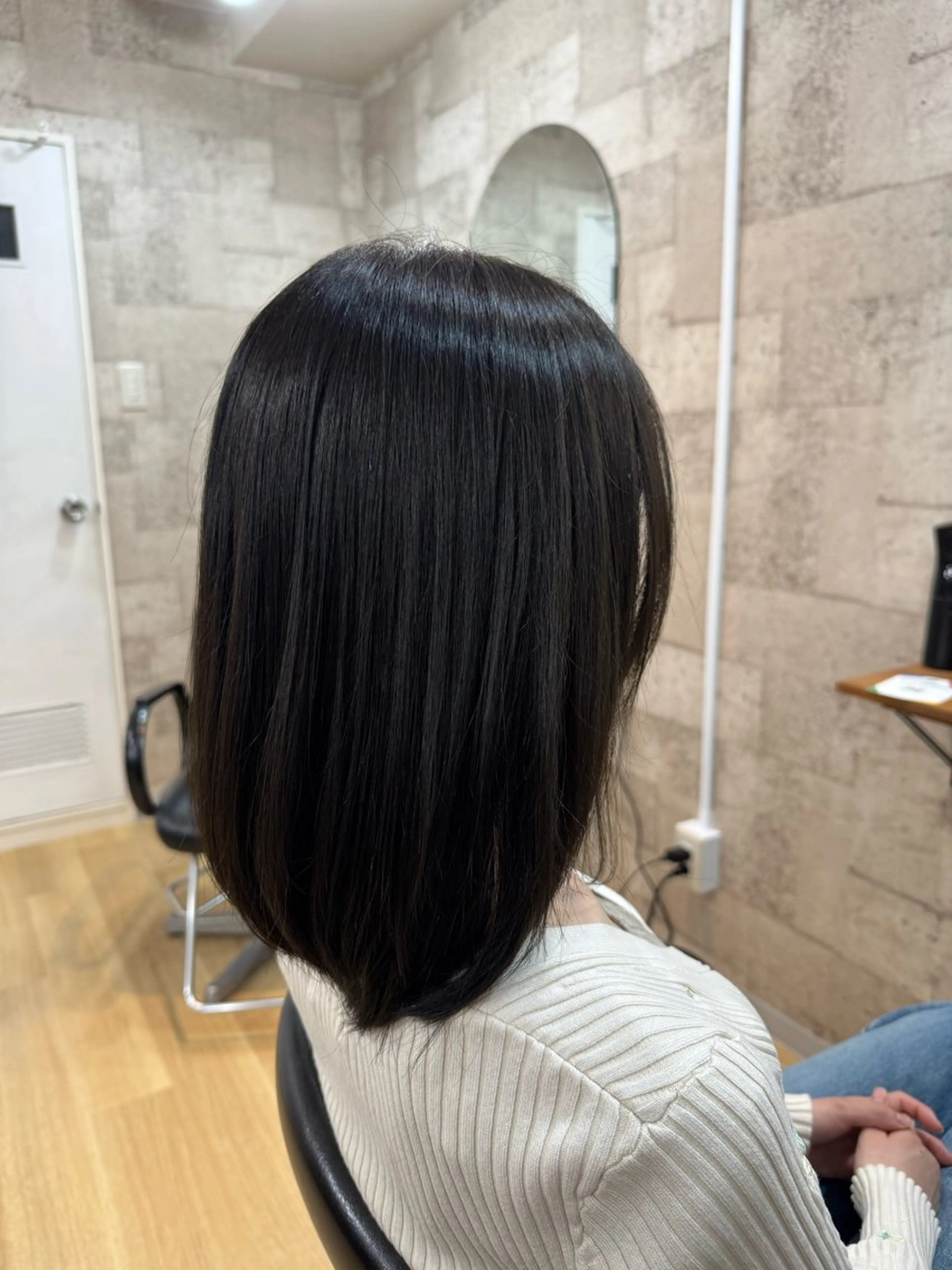 ミディアム カット ヘアカラー トリートメント Hair Resort Garden　浅草・蔵前店所属・Garden 浅草蔵前のヘアスタイル