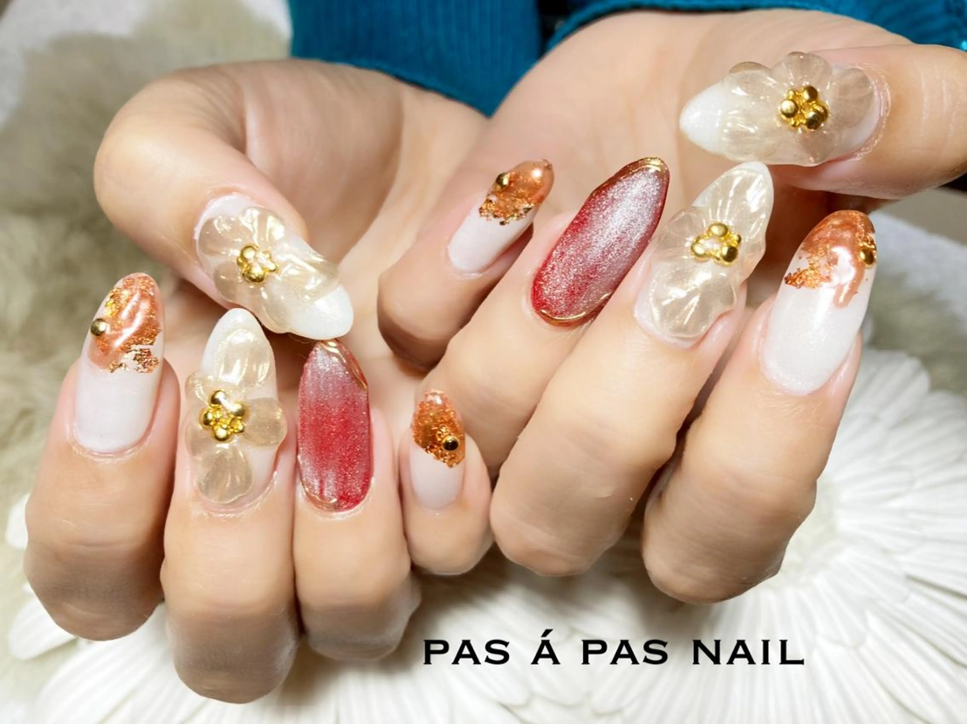 ネイル ハンドネイル Yakko pas á pasのネイルデザイン