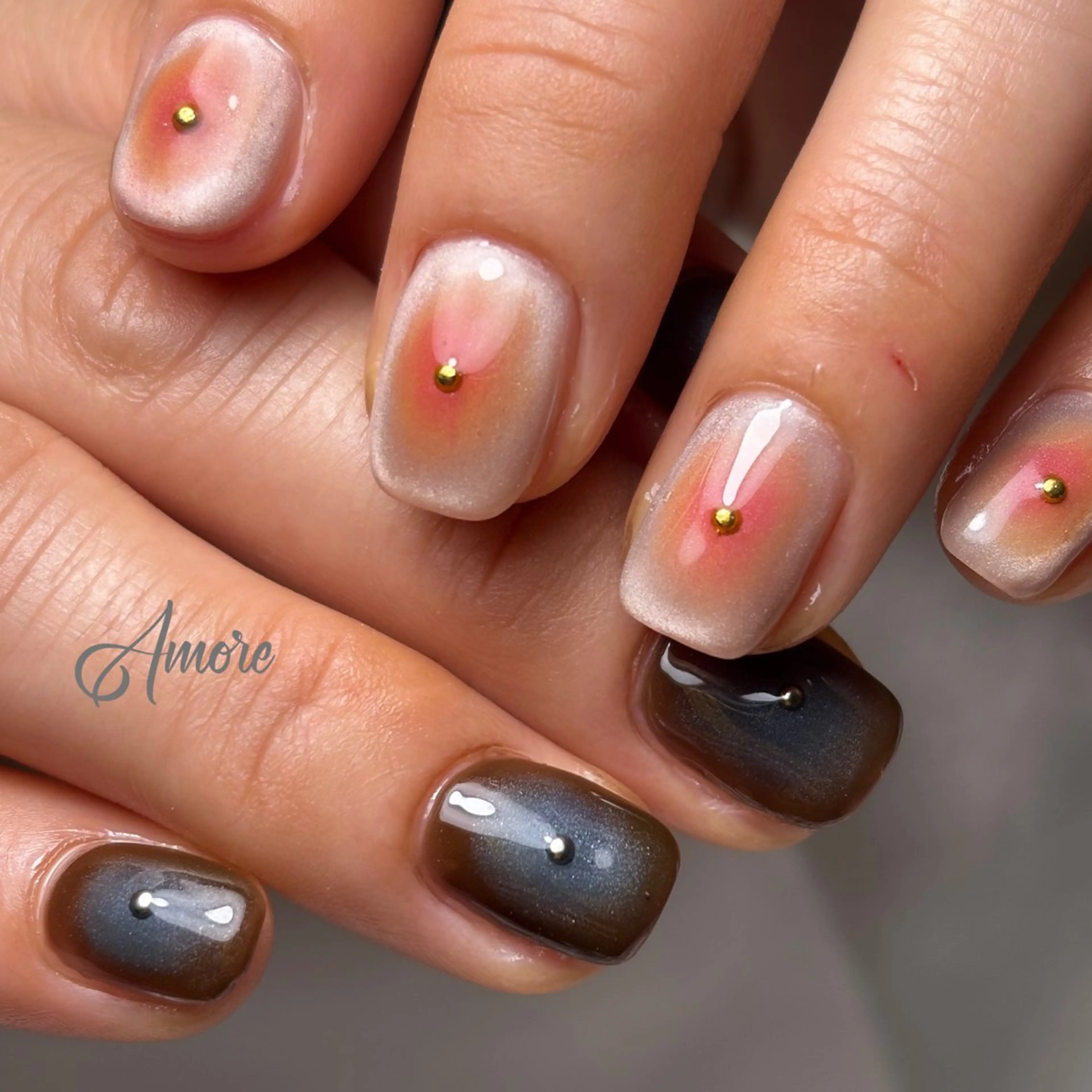 ネイル 桜ネイル ジェルネイル グラデーション キラキラネイル 韓国ネイル You kyehwaのネイルデザイン