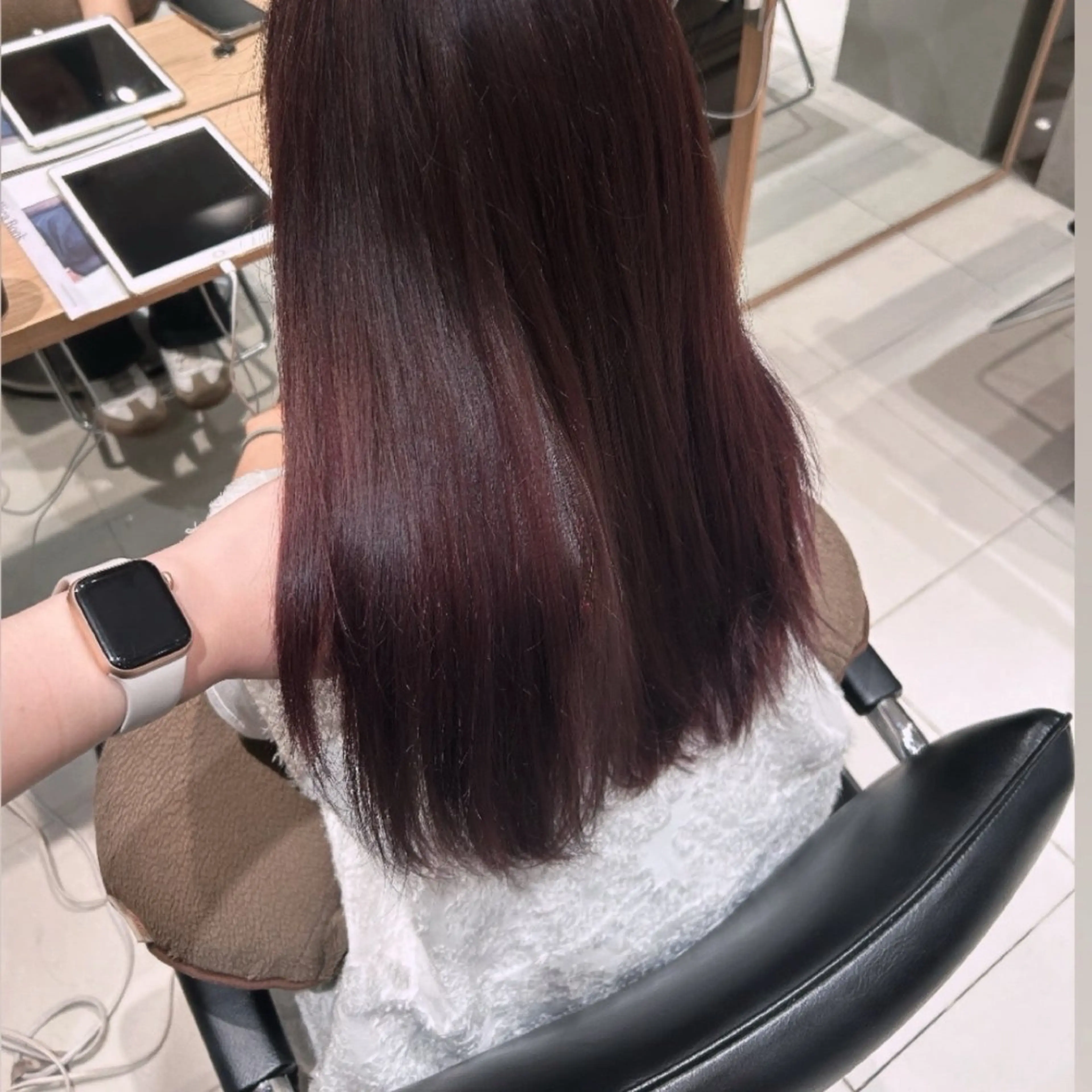 カラー ︎︎🌟韓国艶カラー ︎🌟璃奈 (ﾘﾅ)のヘアスタイル