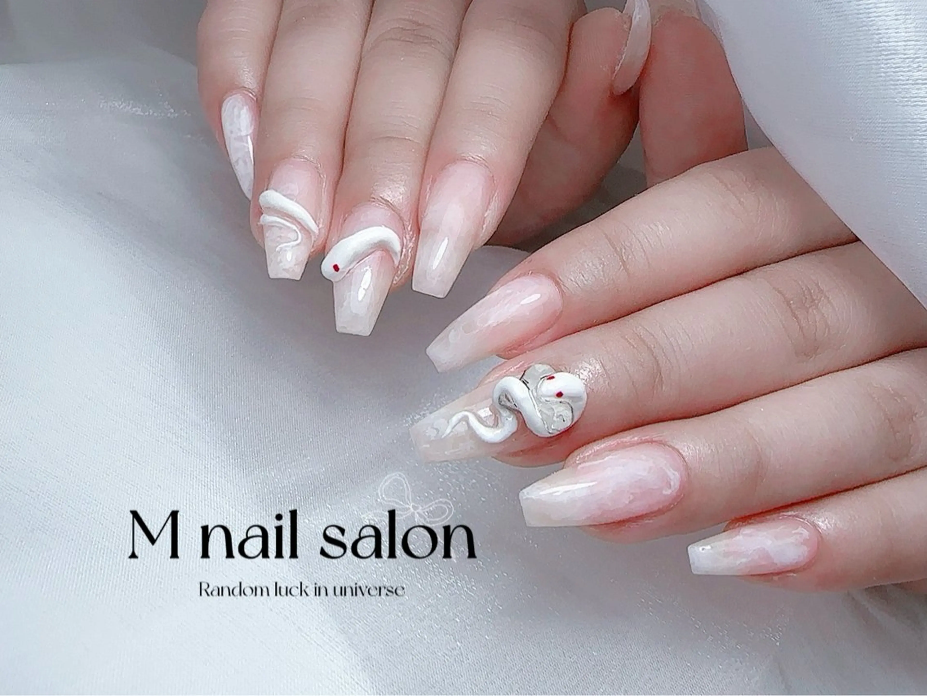 ネイル M🌷nail 長さだし専門店のネイルデザイン
