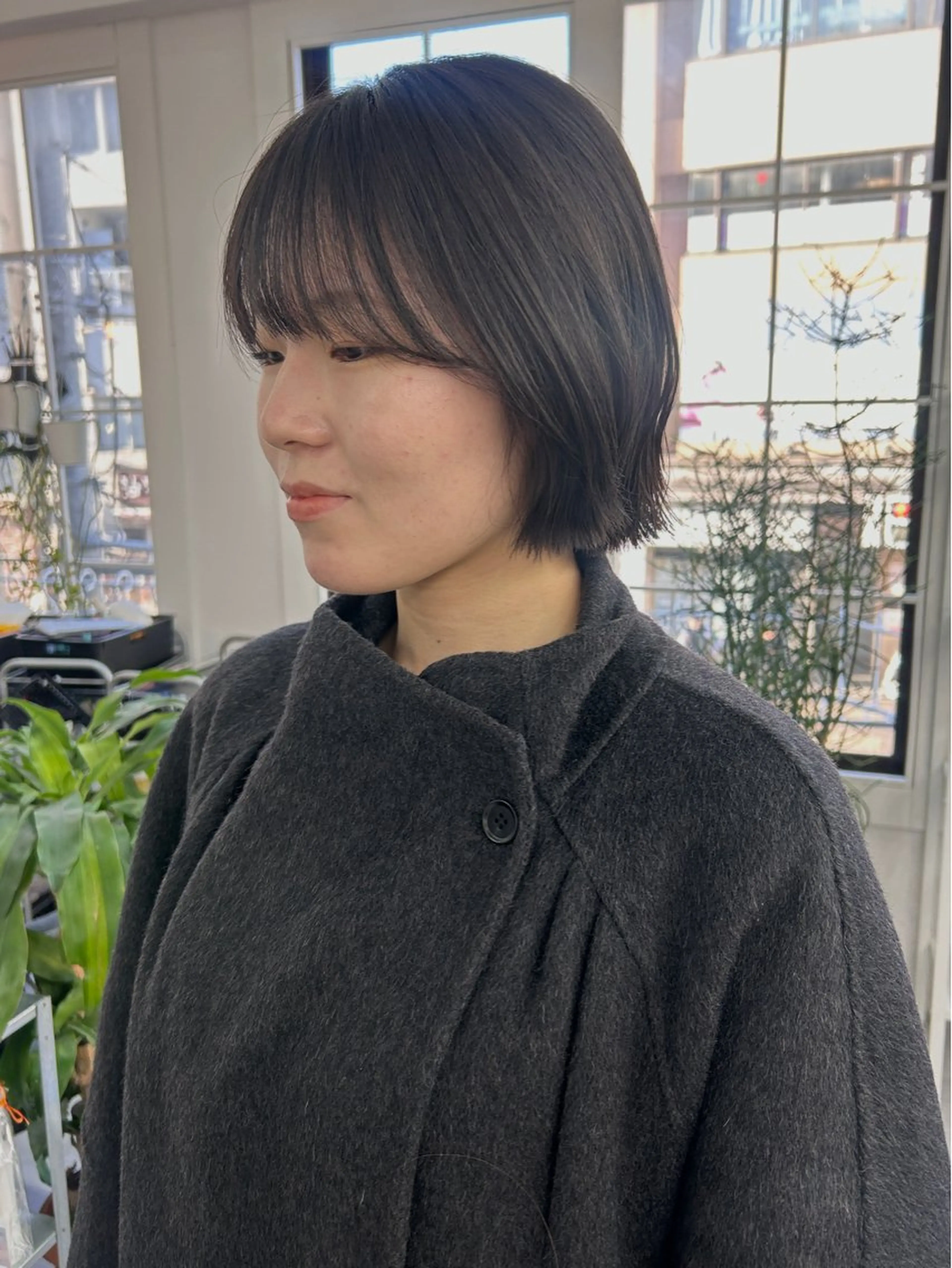 ミディアム カラー カット ヘアカラー レイヤーボブ/ 艶カラー/サナ🌼のヘアスタイル