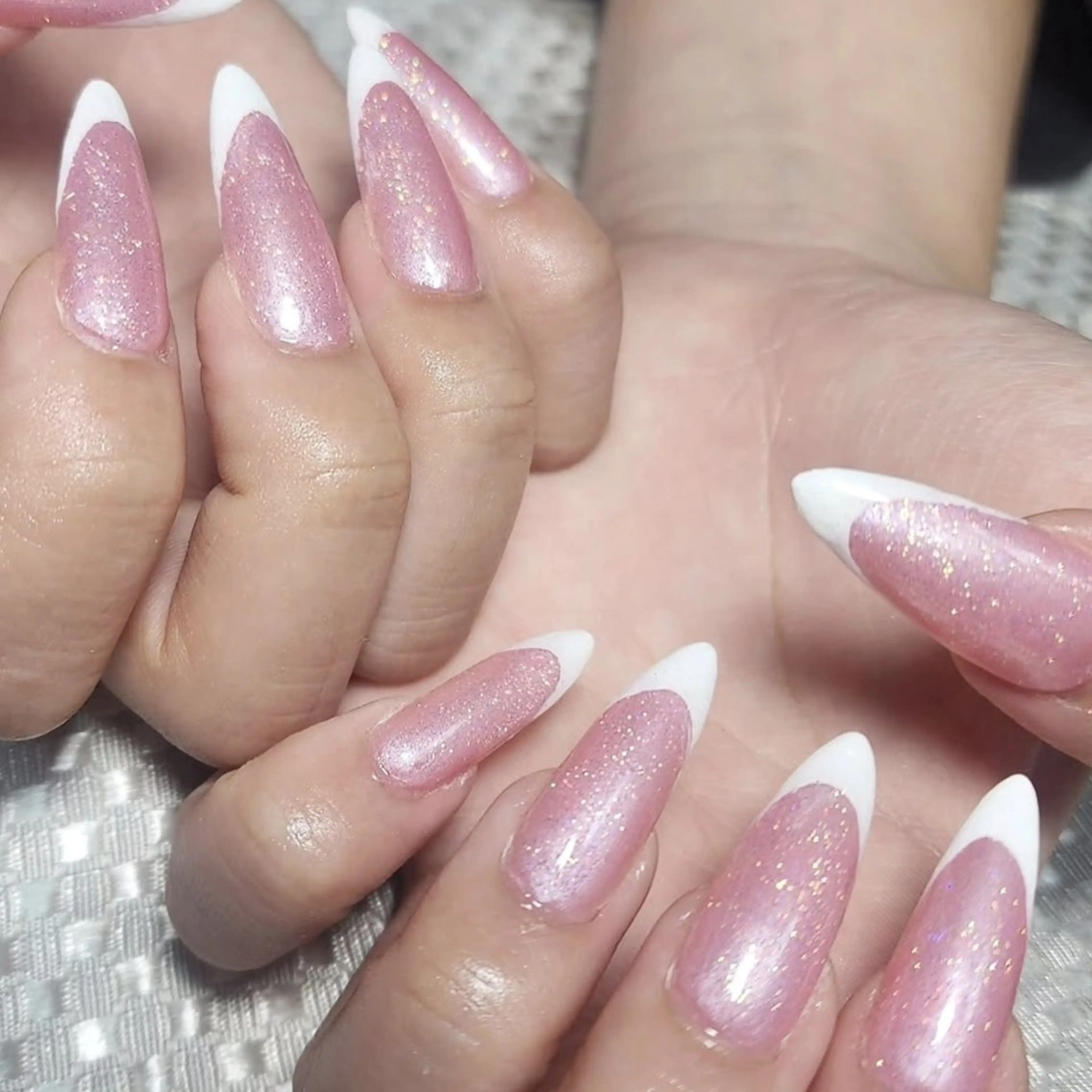 ネイル フレンチネイル もるみちゅ nail‪＆ジャグアのネイルデザイン