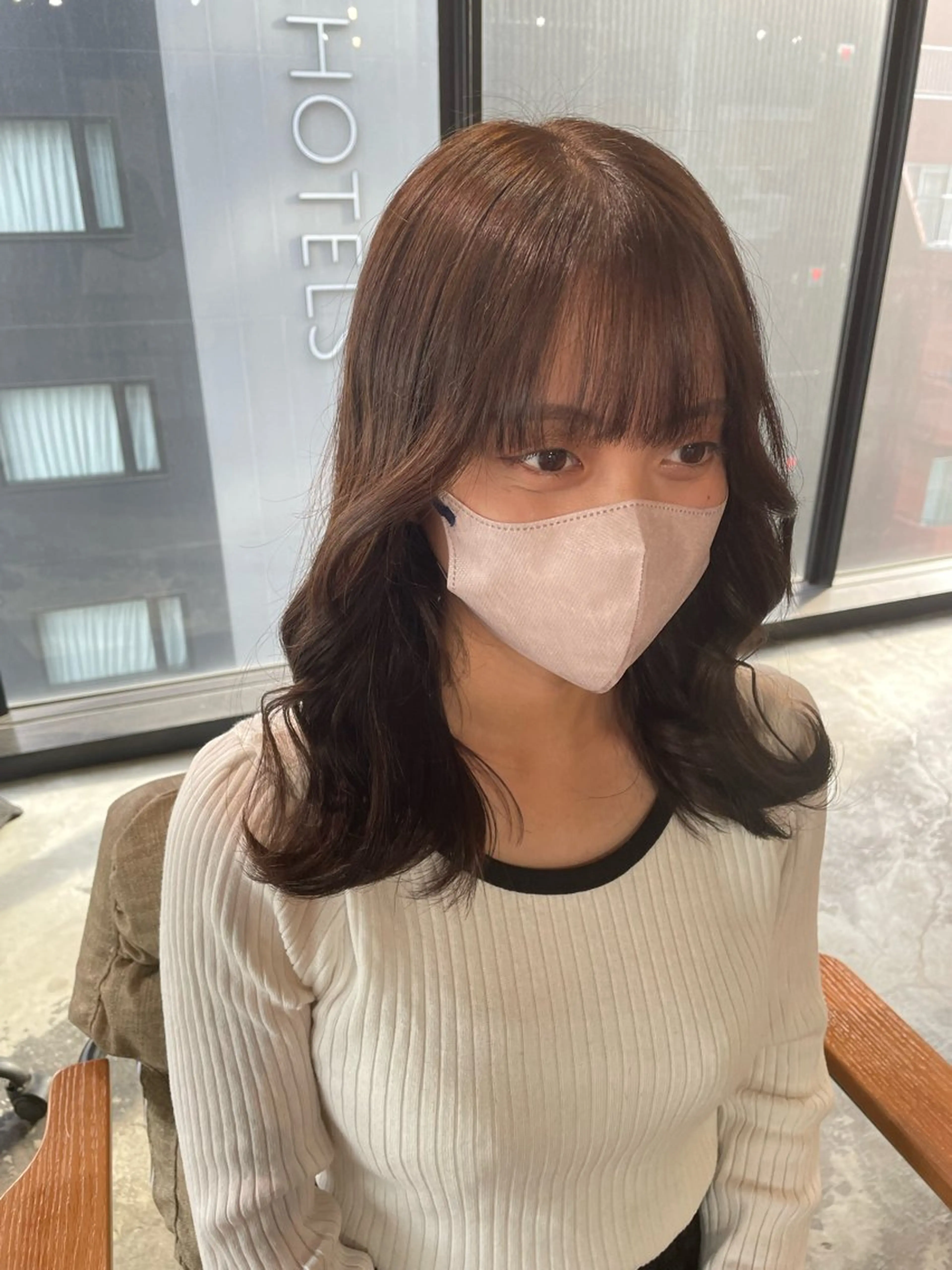 カラー La fith hair ray 札幌店所属・顔まわり/W カラー/リョウのヘアスタイル