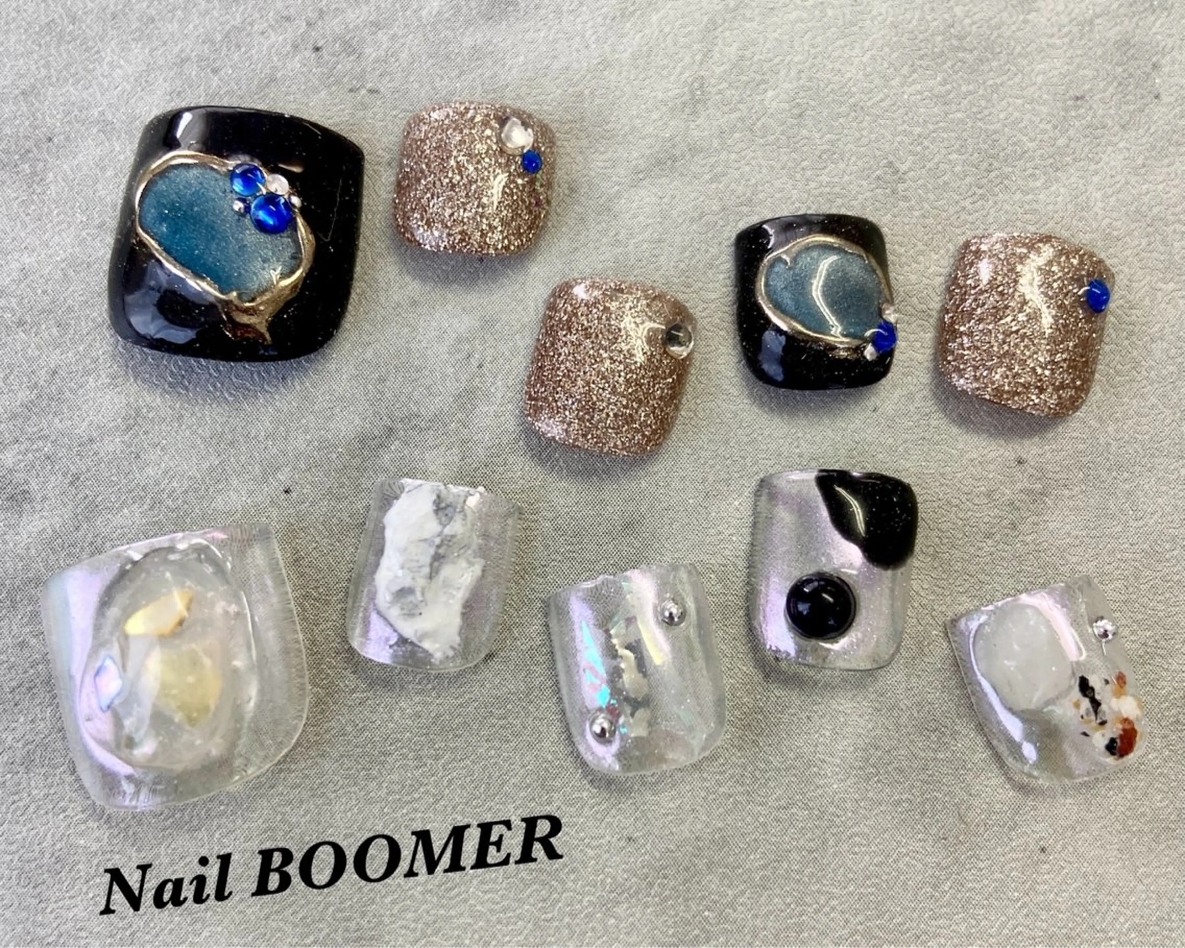 ネイル フットネイル ネイル ブーマーのネイルデザイン