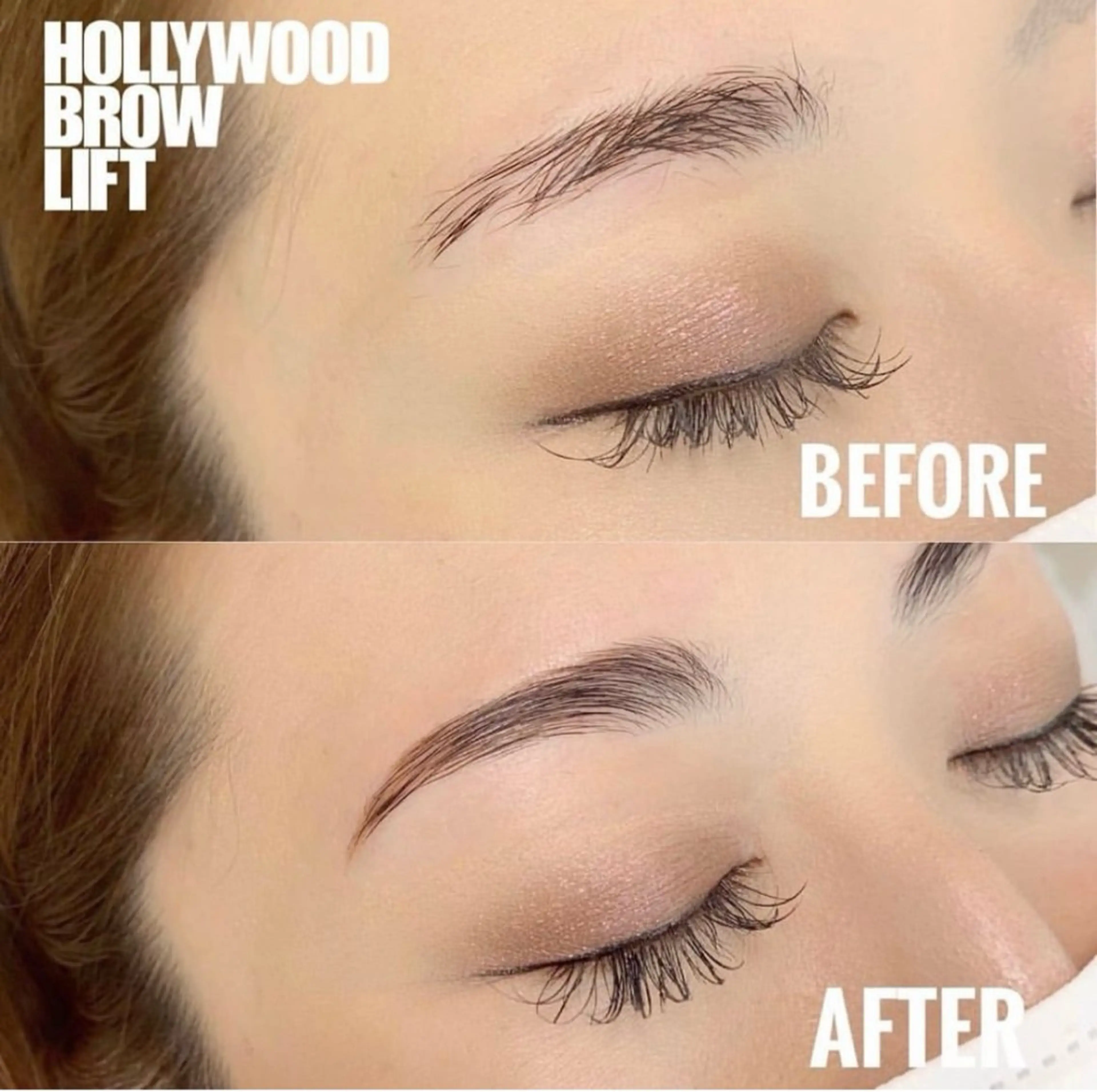 毛流れを整えて美眉に🦋HBLハリウッドブロウリフト💖銀座の写真