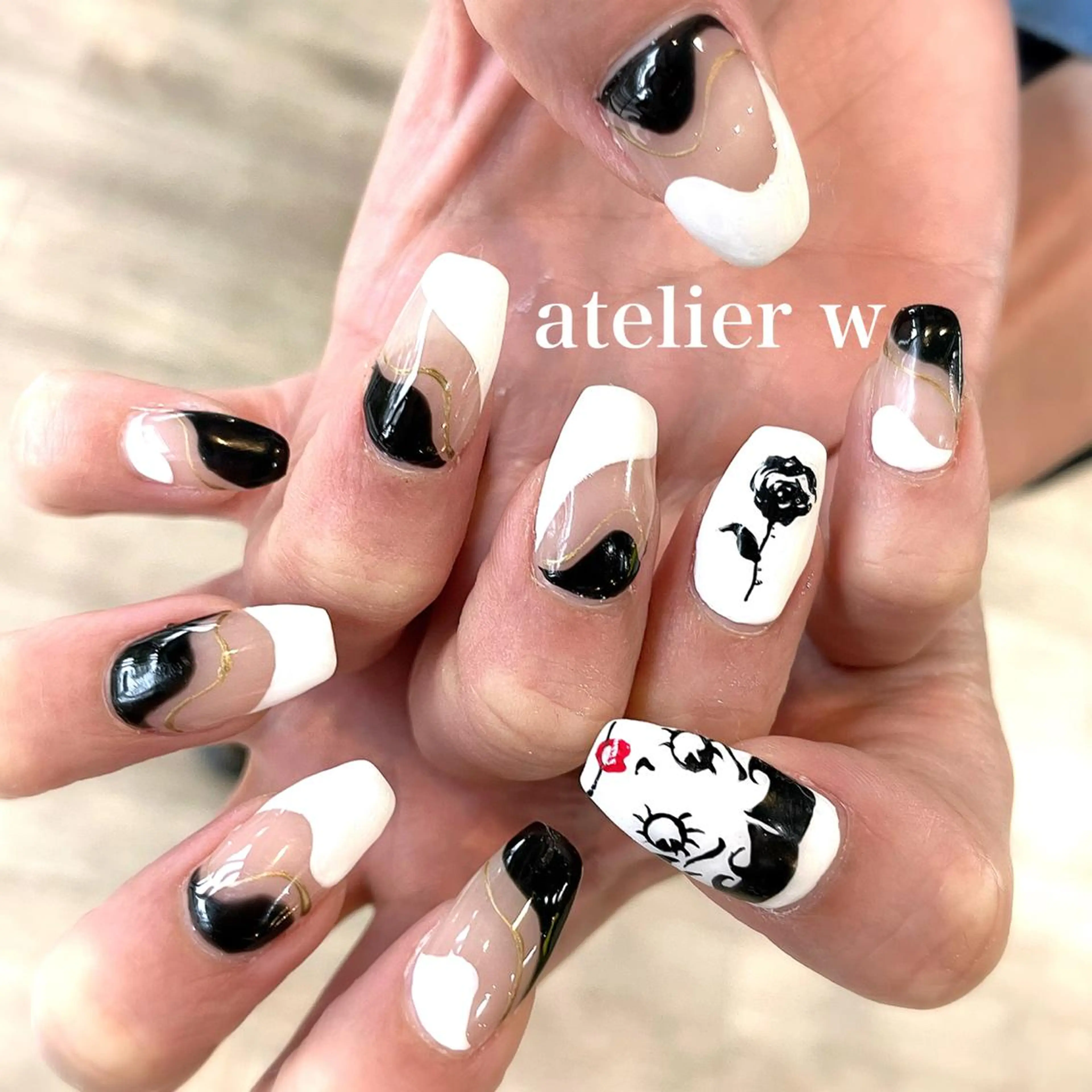 ネイル atelier w/tetoro所属・高橋 わかなのネイルデザイン